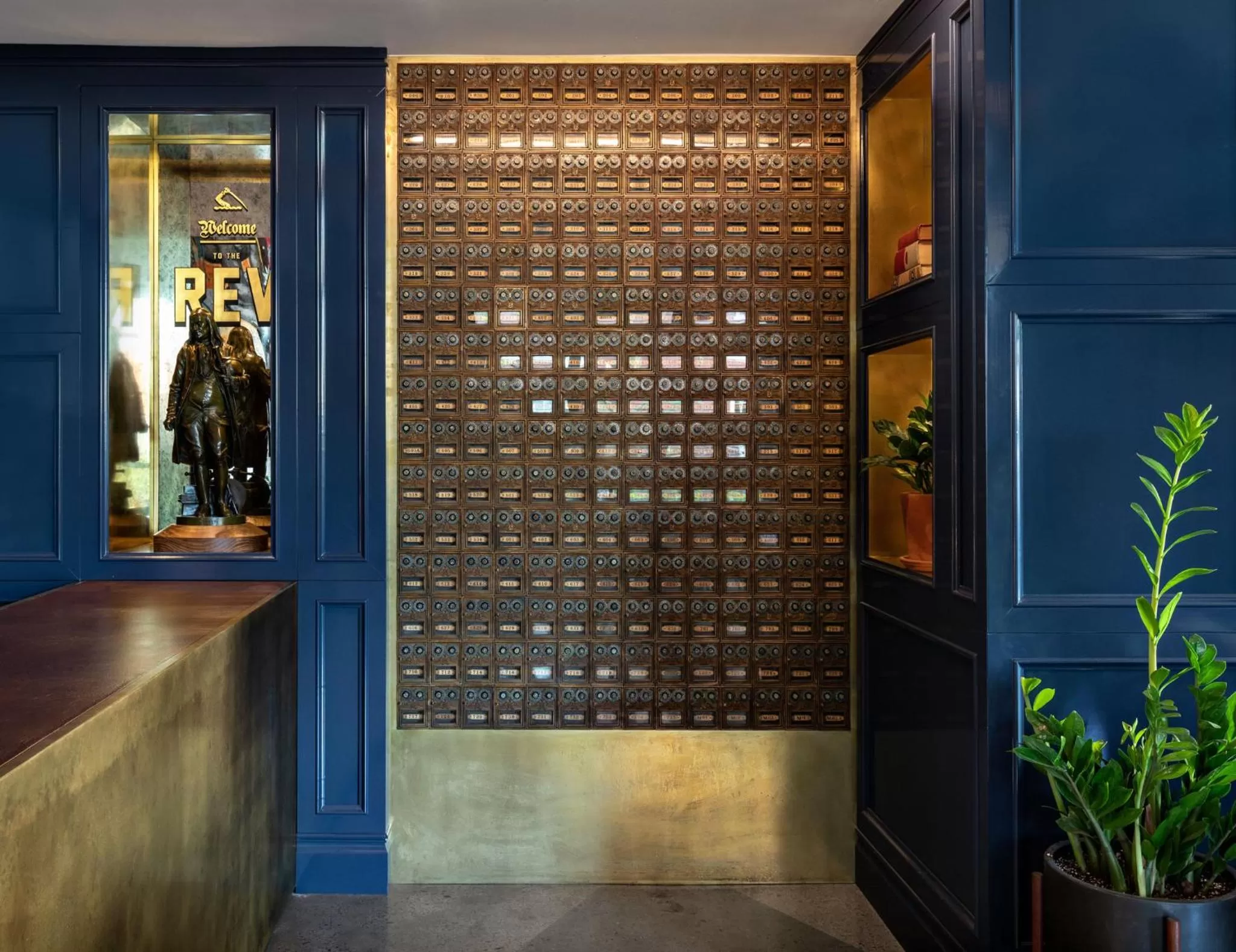 Lobby or reception in The Revolution Hotel