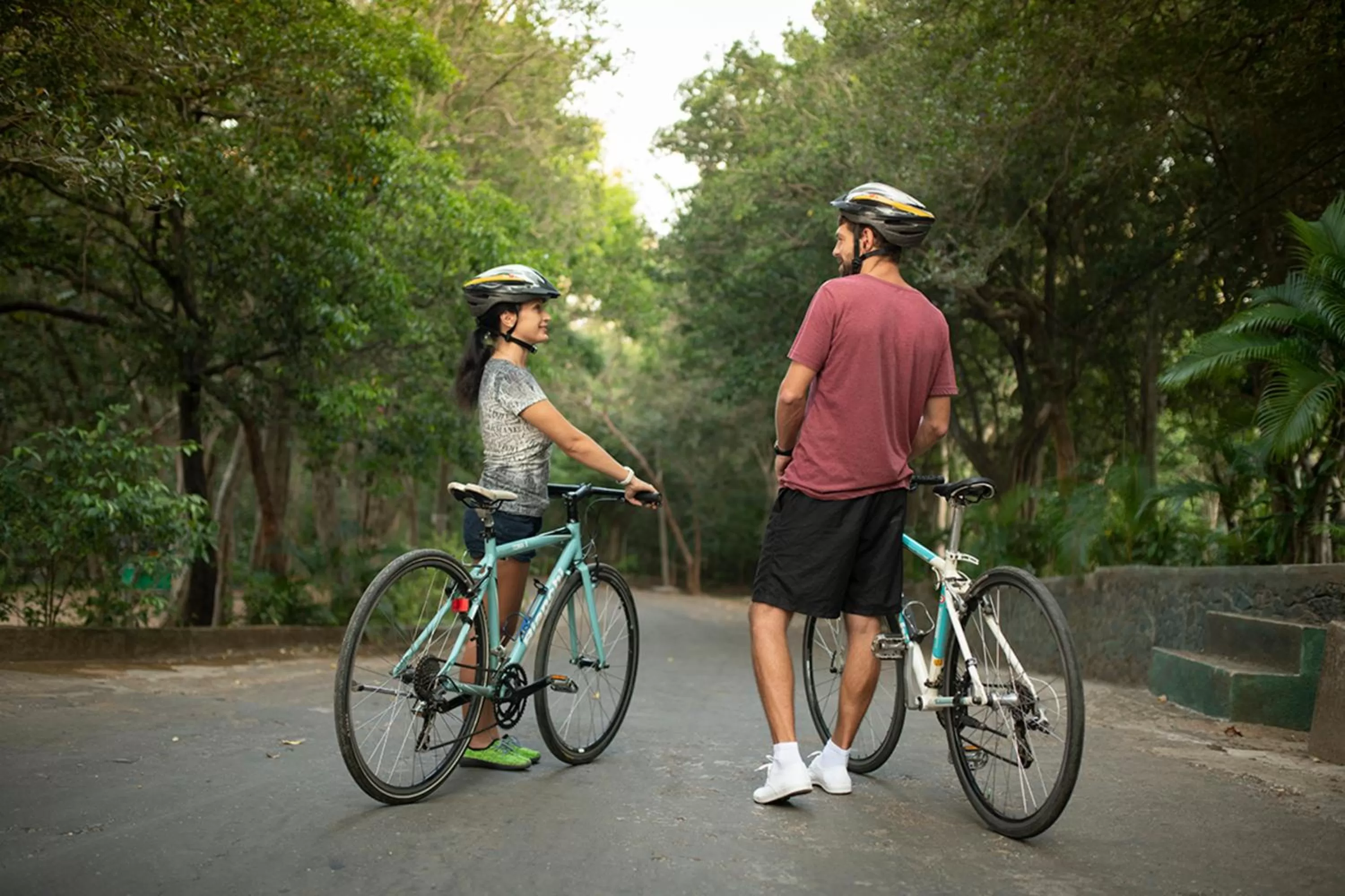 People in Lavendish Lake Giritale - Former Giritale Hotel