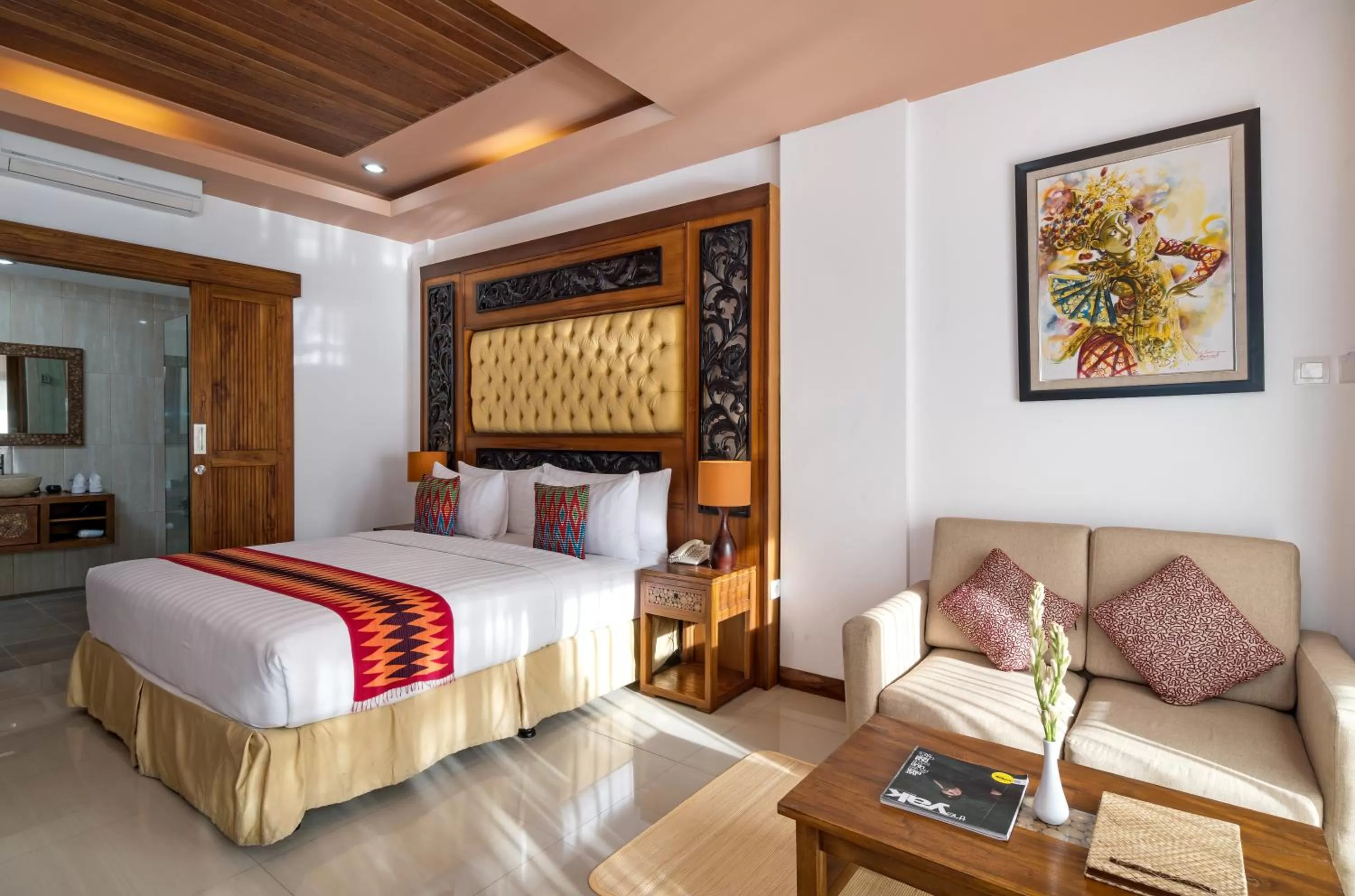 Bed in Mayura Ubud Retreat