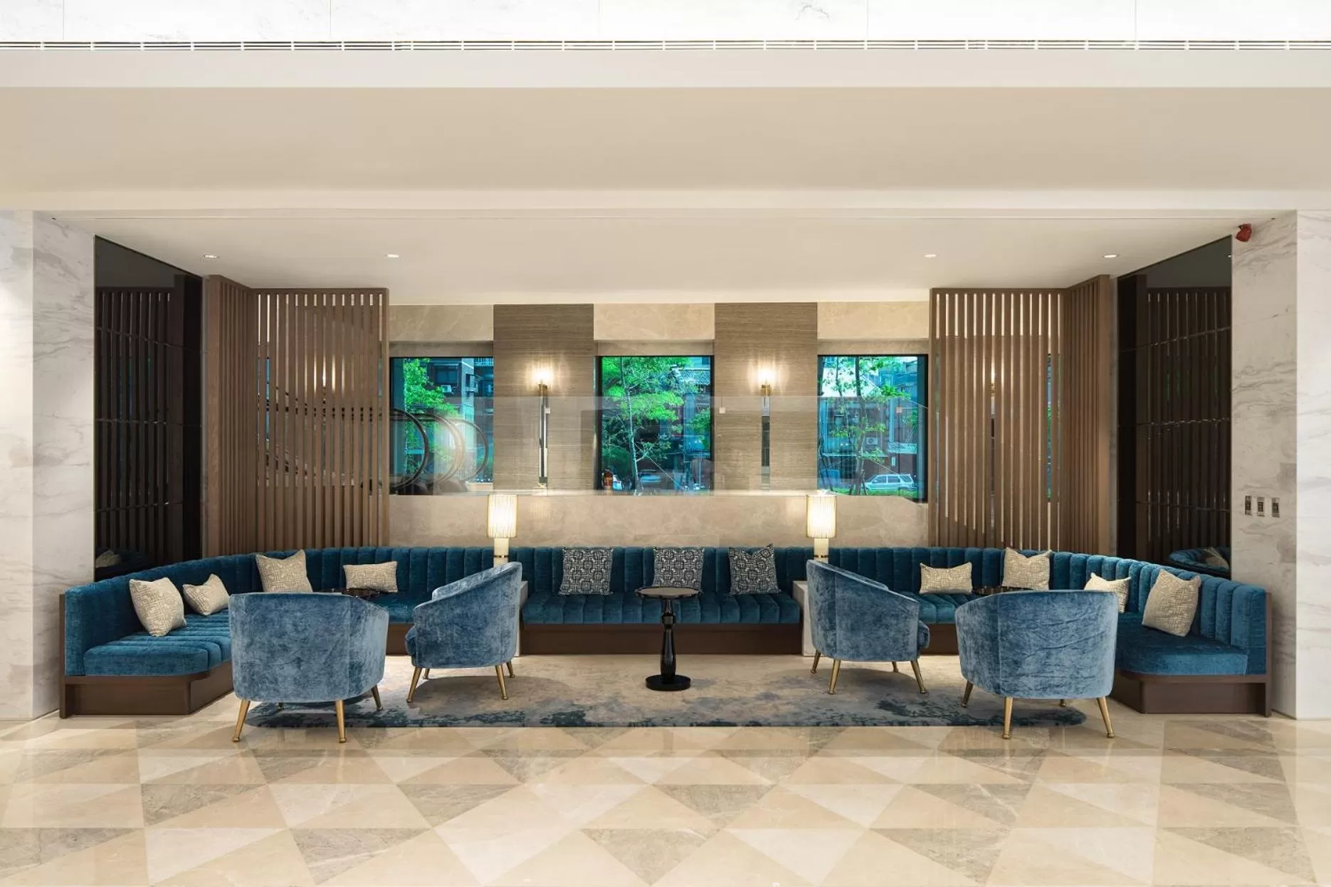 Lobby or reception in Caesar Metro Taipei