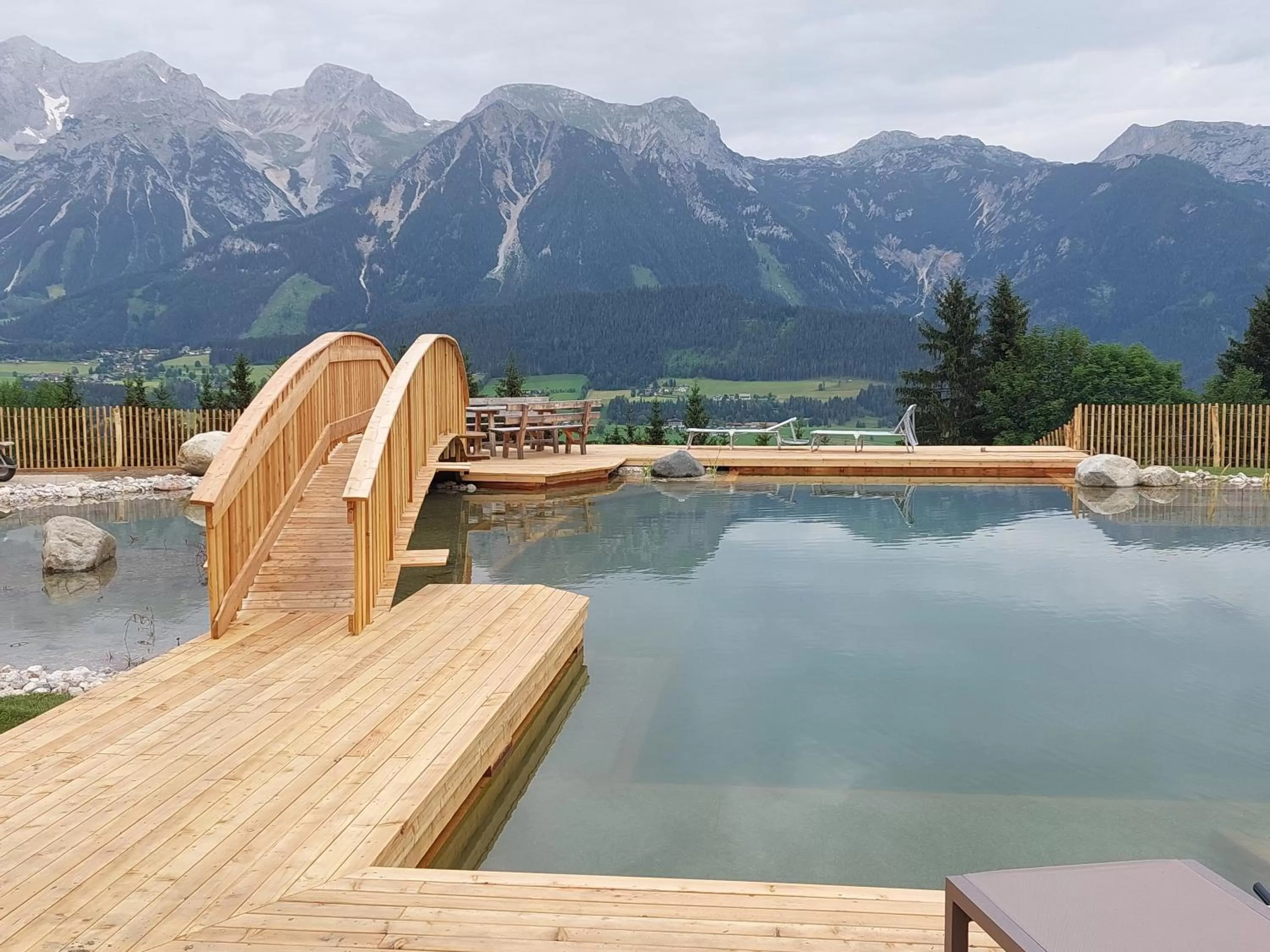 Swimming pool in Hotel Schröckerhof