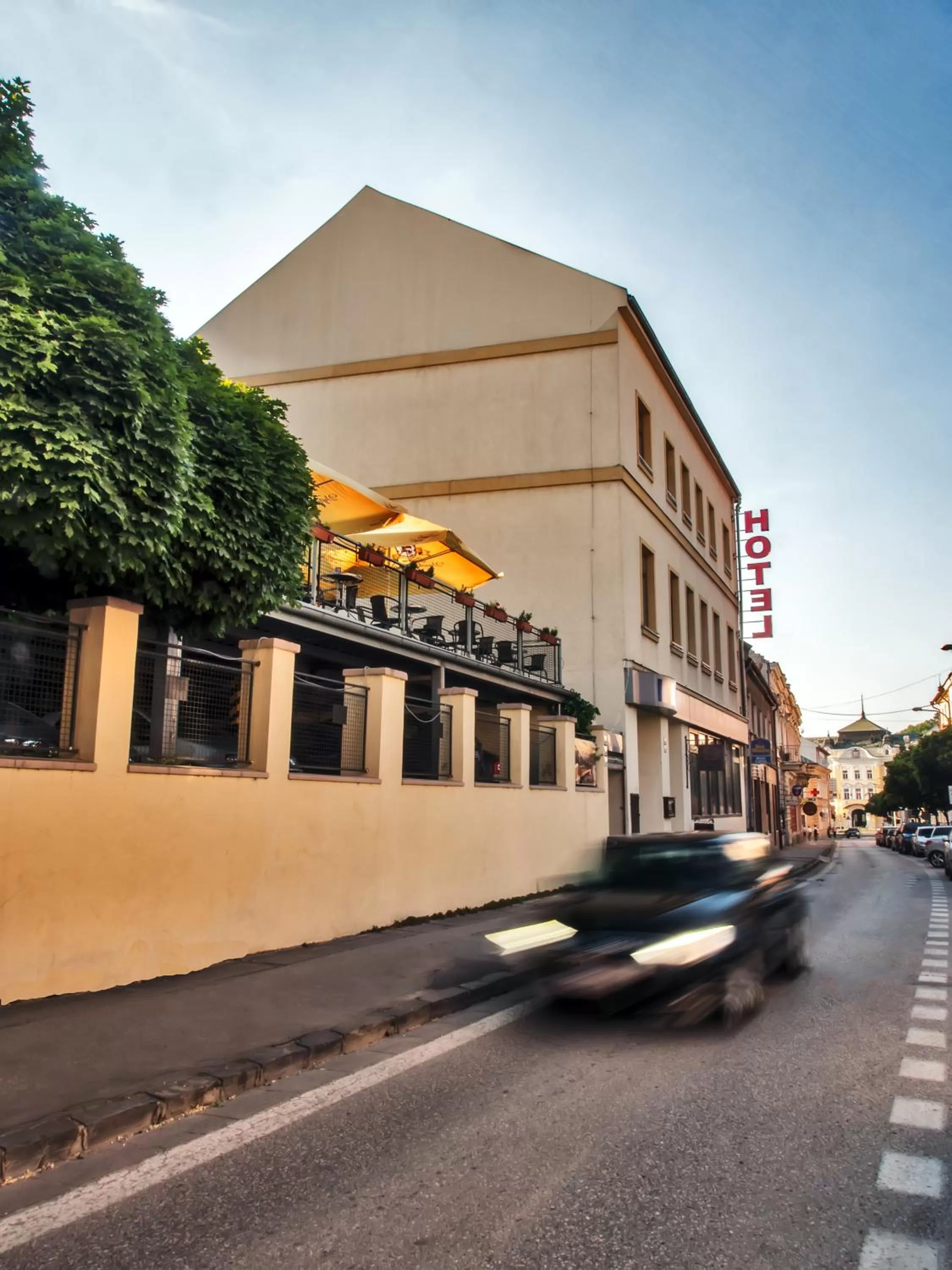 Property building in Hotel Capital with private wellness