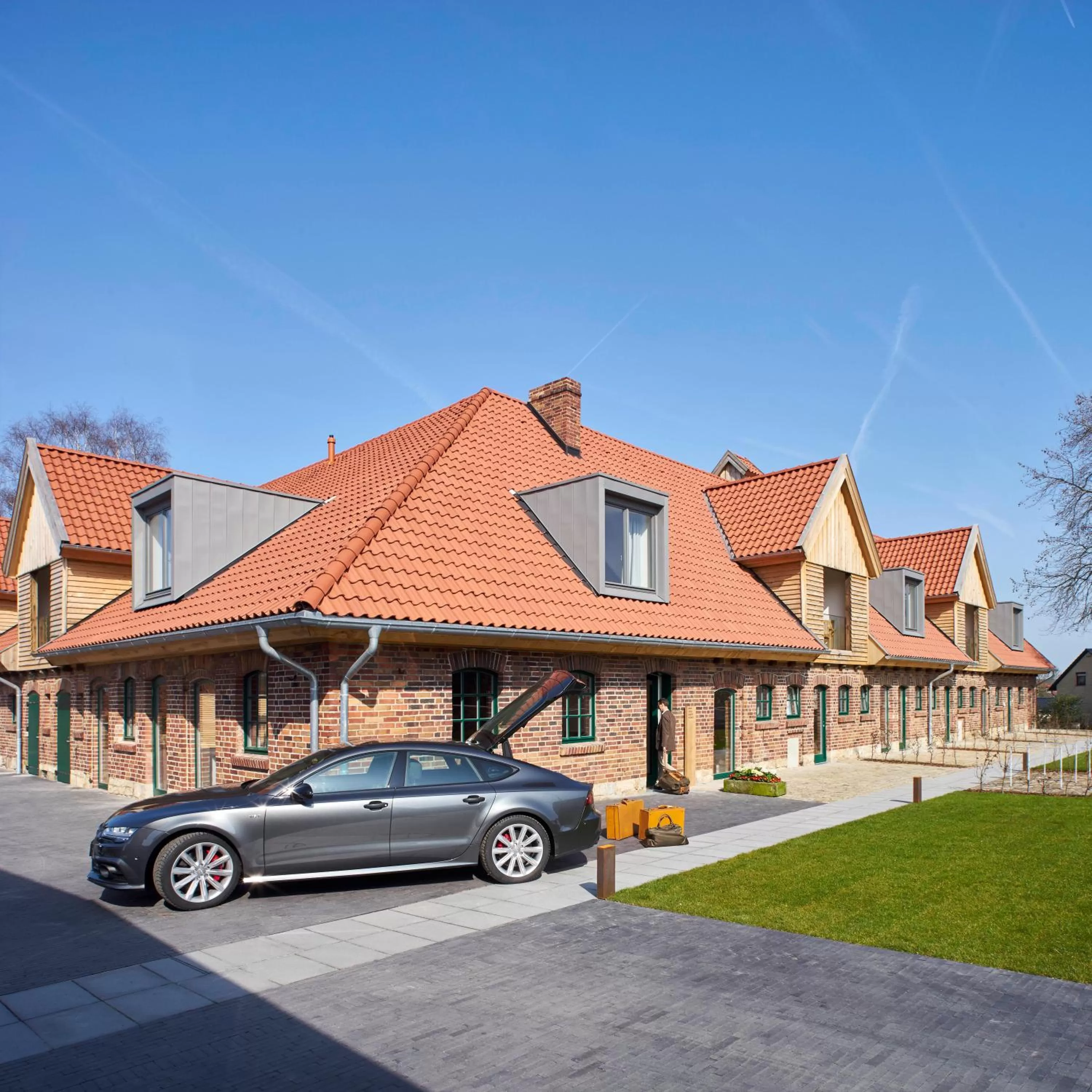 Facade/entrance in meinwolfsburg hotel auf dem rittergut vormals Yard Boarding Hotel