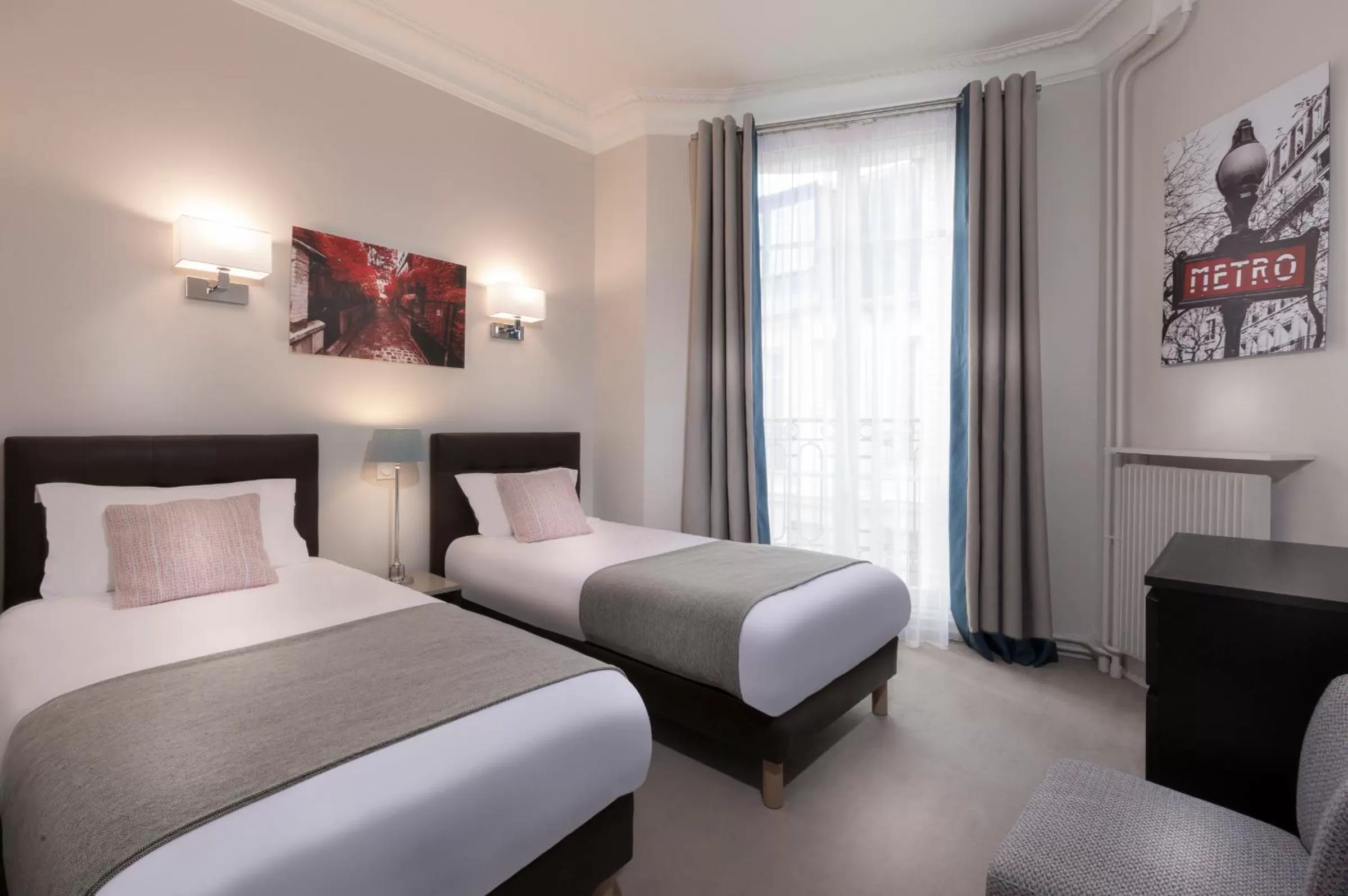 Bedroom, Bed in Résidence Charles Floquet