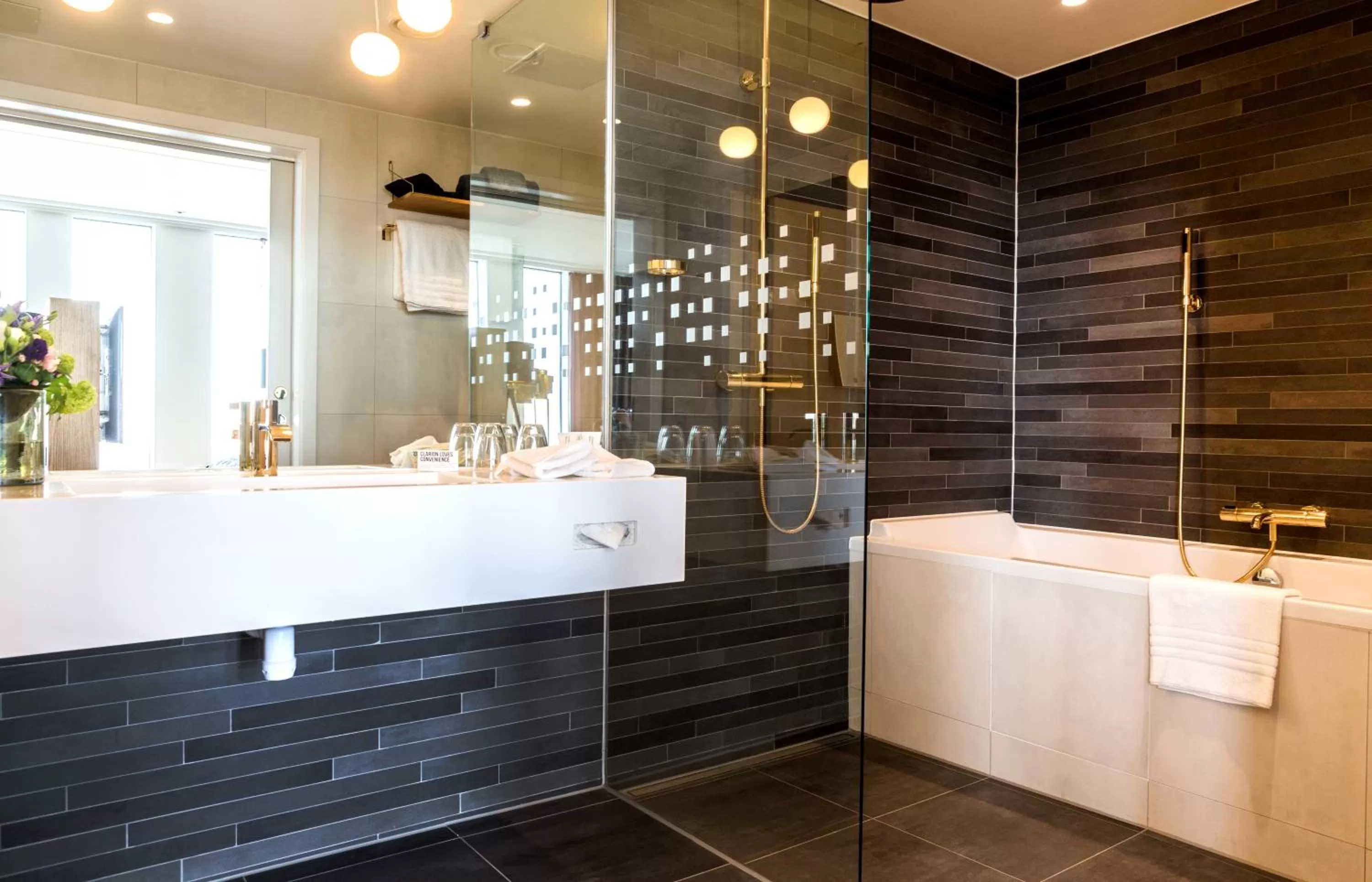 Bathroom in Clarion Hotel Malmö Live