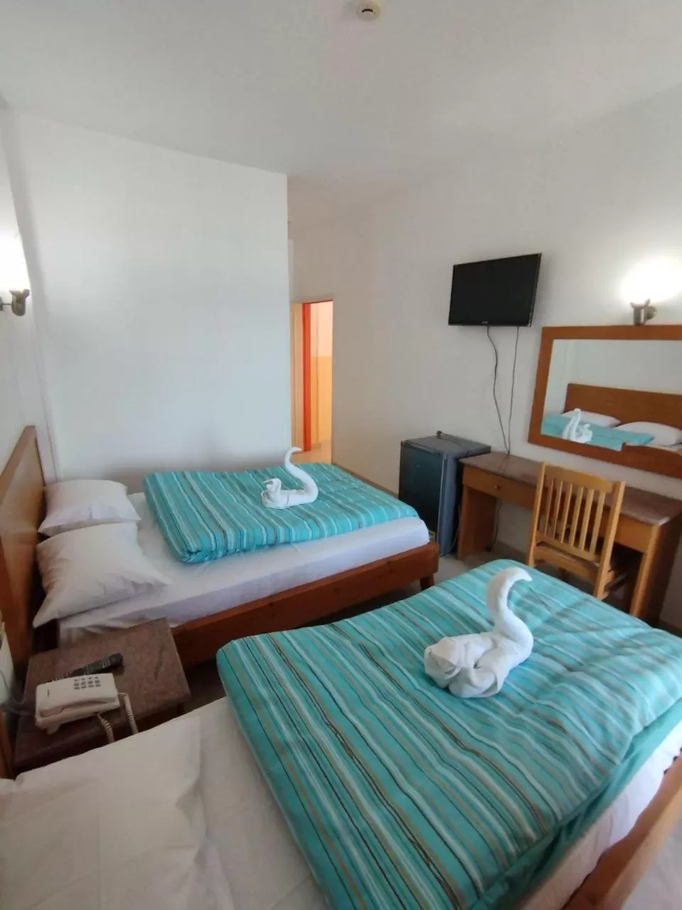 Bed in Sea View Hotel