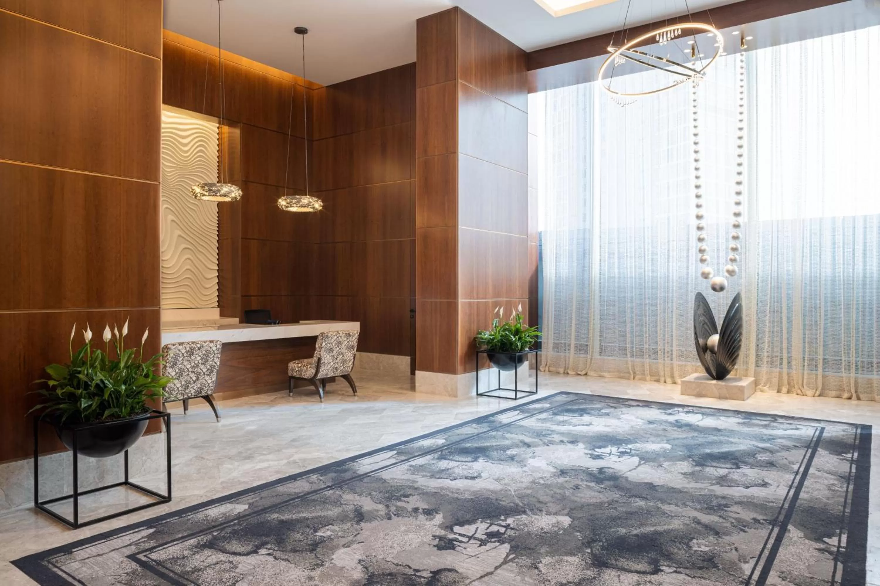 Lobby or reception in Marriott Executive Apartments Kuwait City