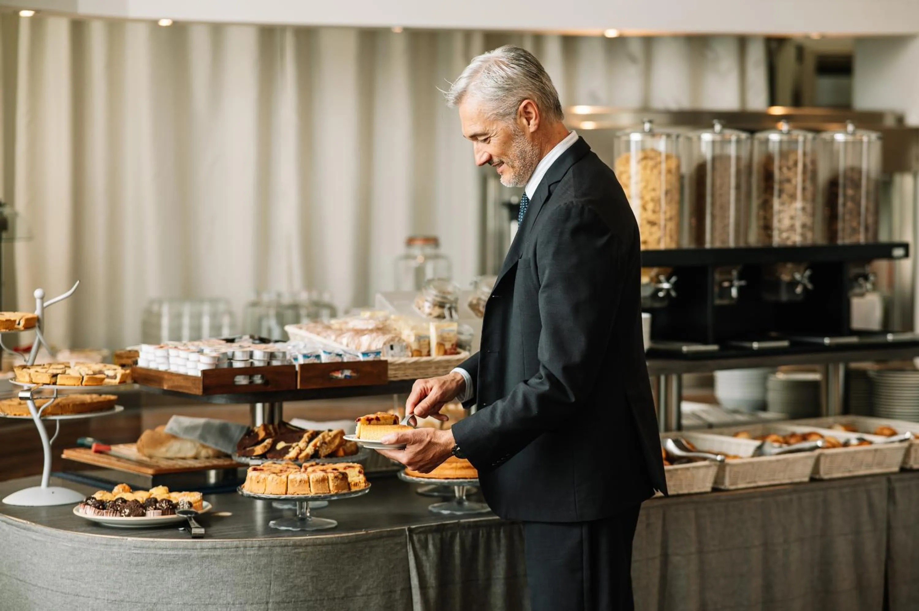 Continental breakfast in Hotel Cosmopolitan Bologna