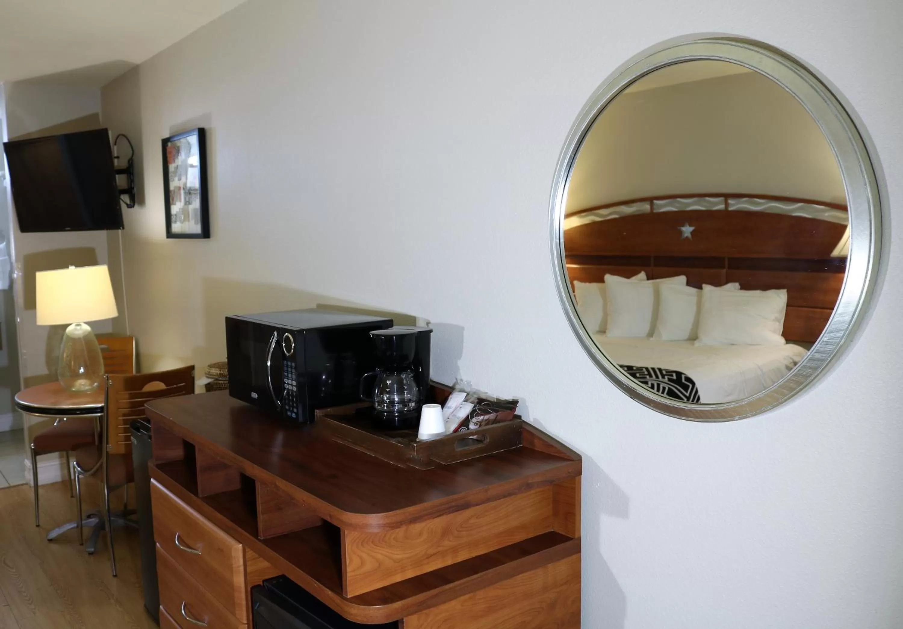 Decorative detail, TV/Entertainment Center in Monte Carlo Inn- Near Disney