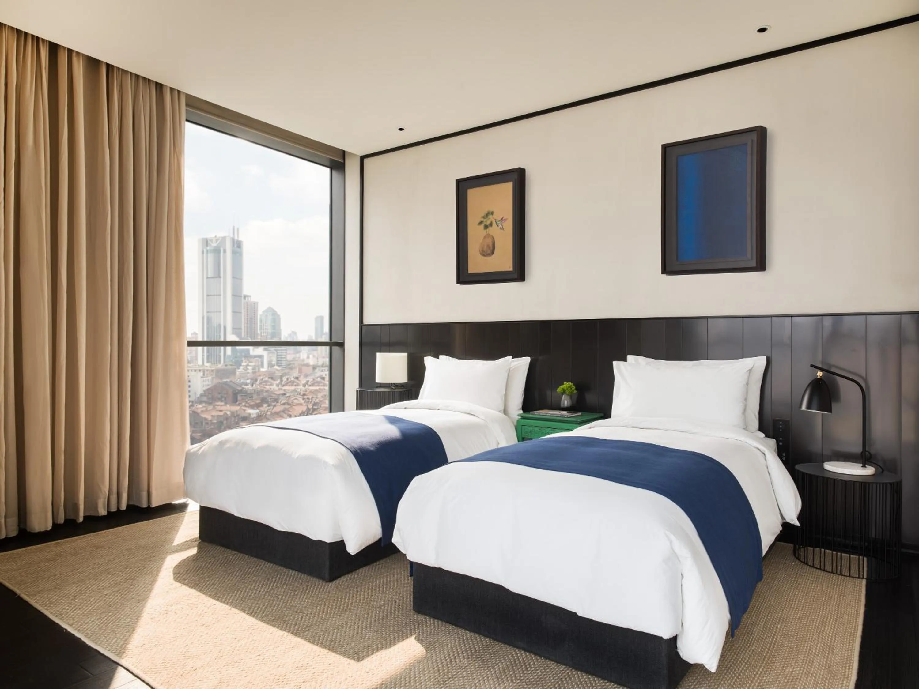 Bedroom, Bed in Upper House Shanghai - Former The Middle House