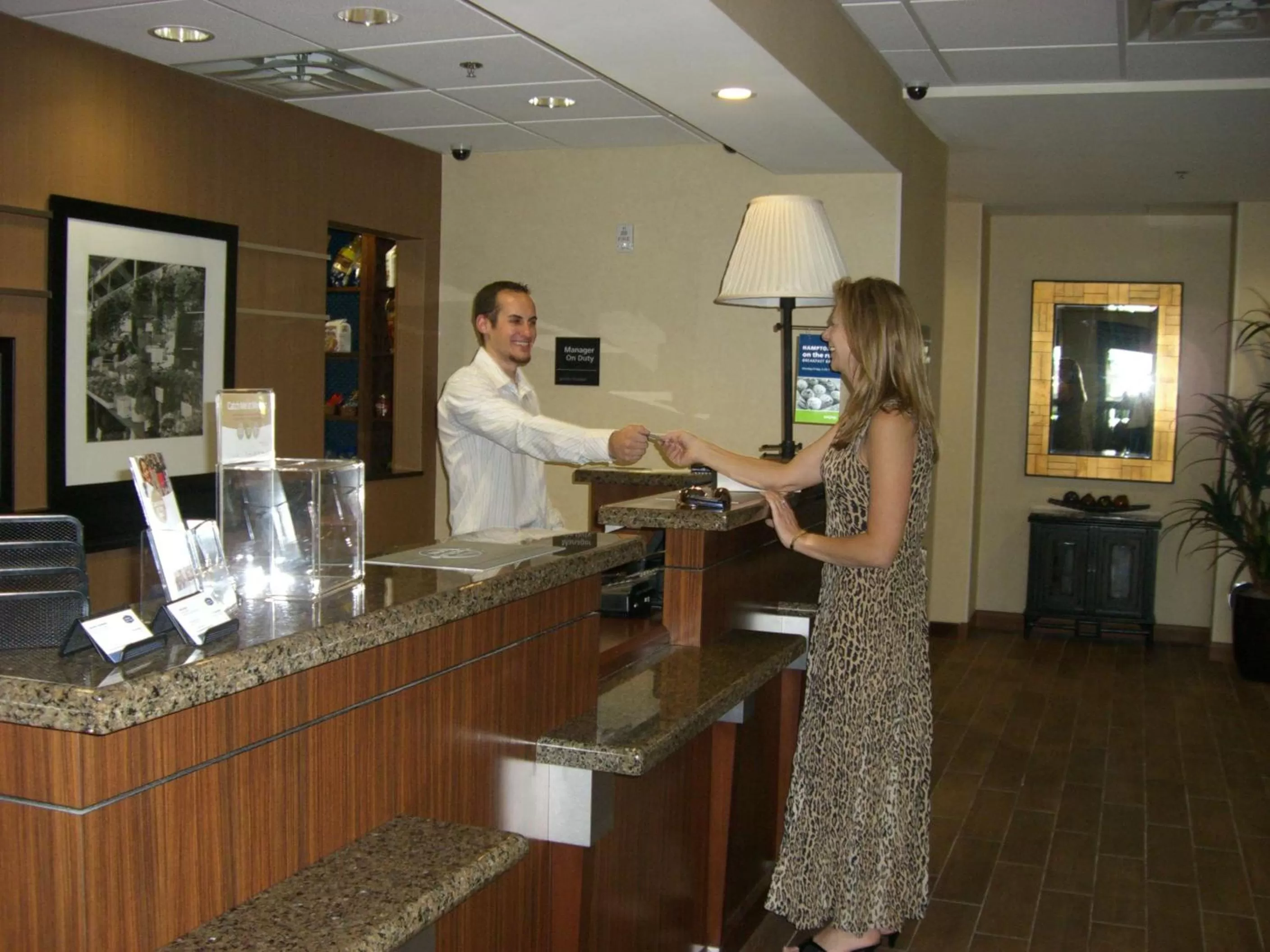 Lobby or reception in Hampton Inn and Suites Pueblo/North