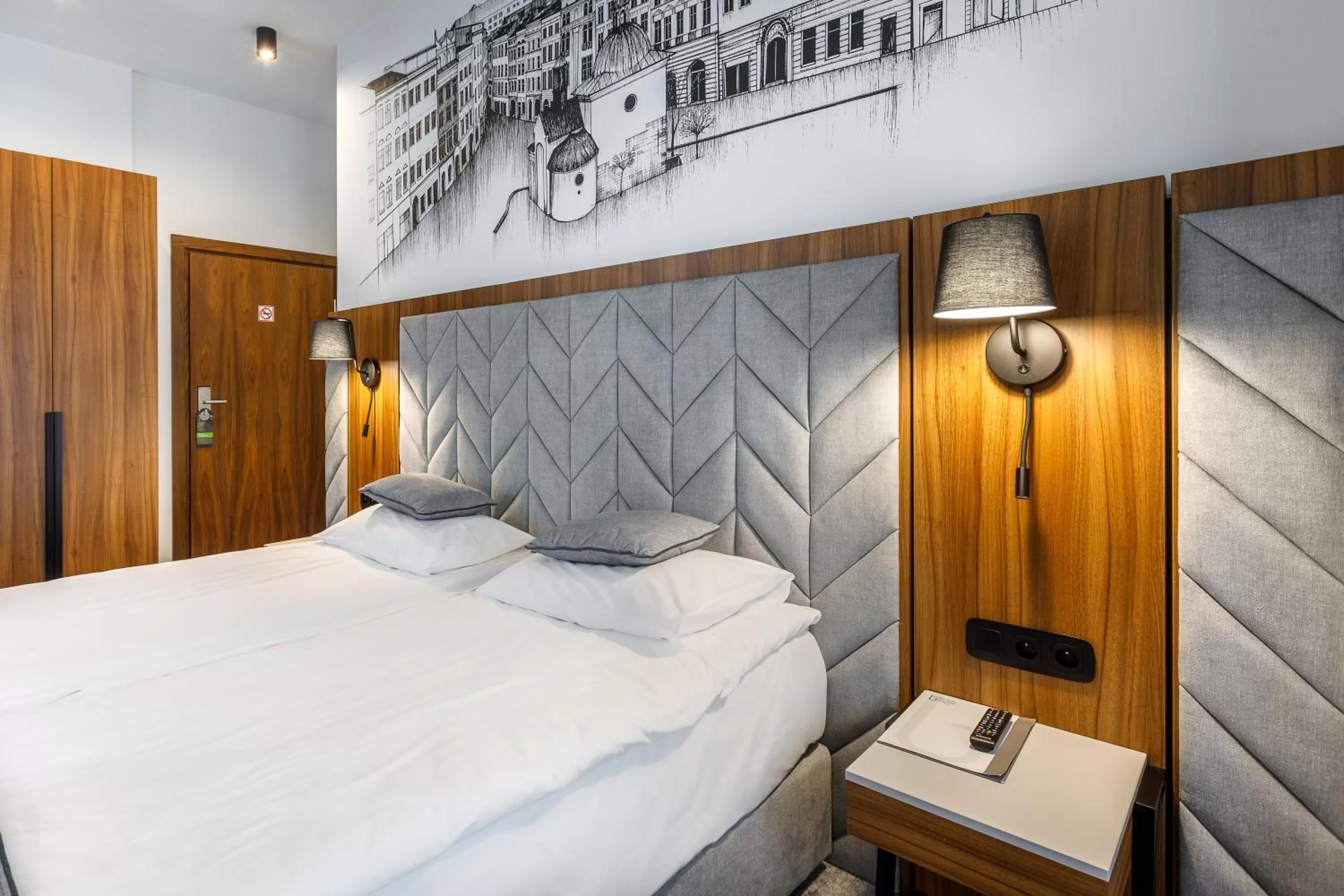 Bed in Focus Hotel Premium Kraków