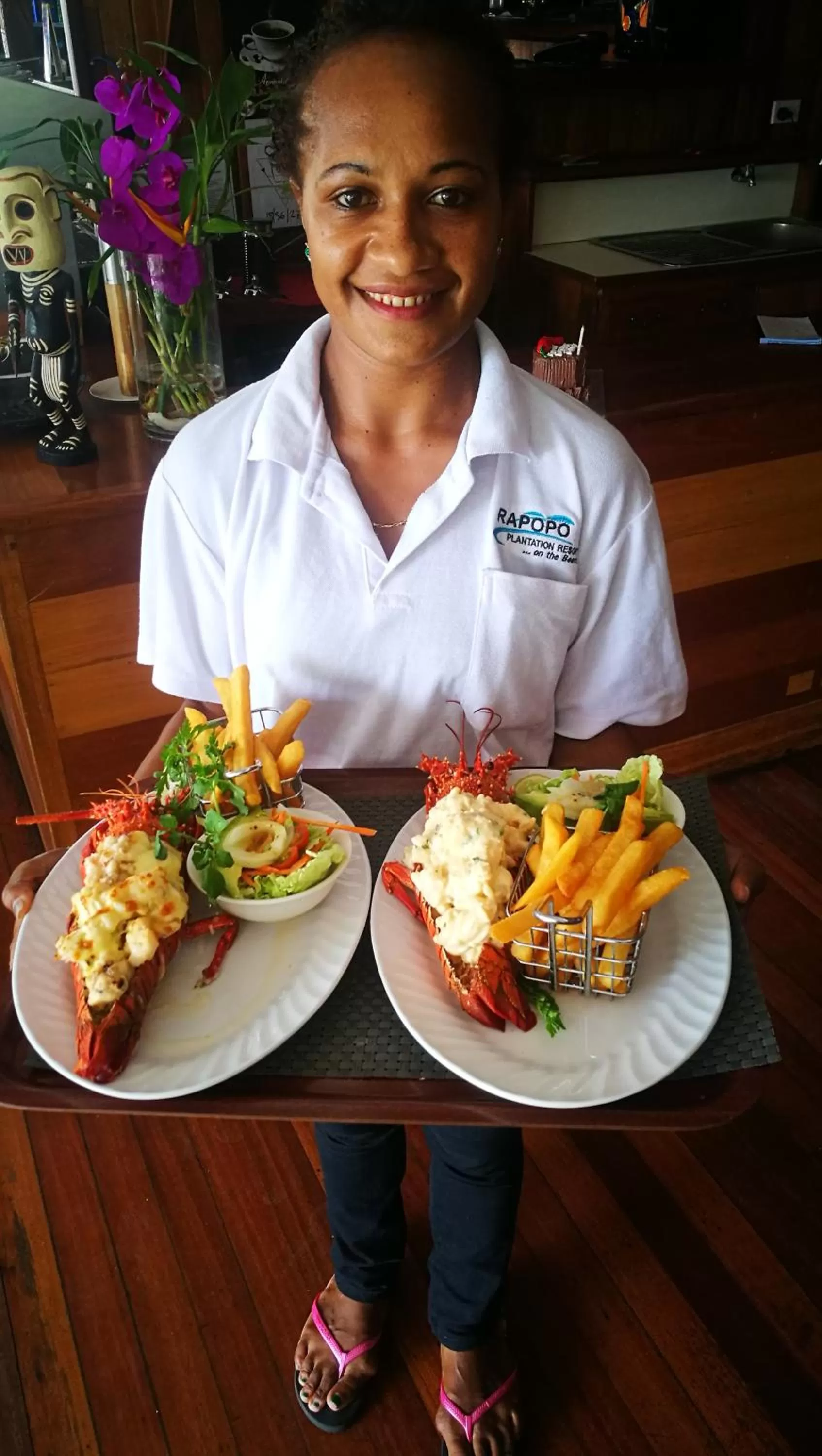 Food in Rapopo Plantation Resort