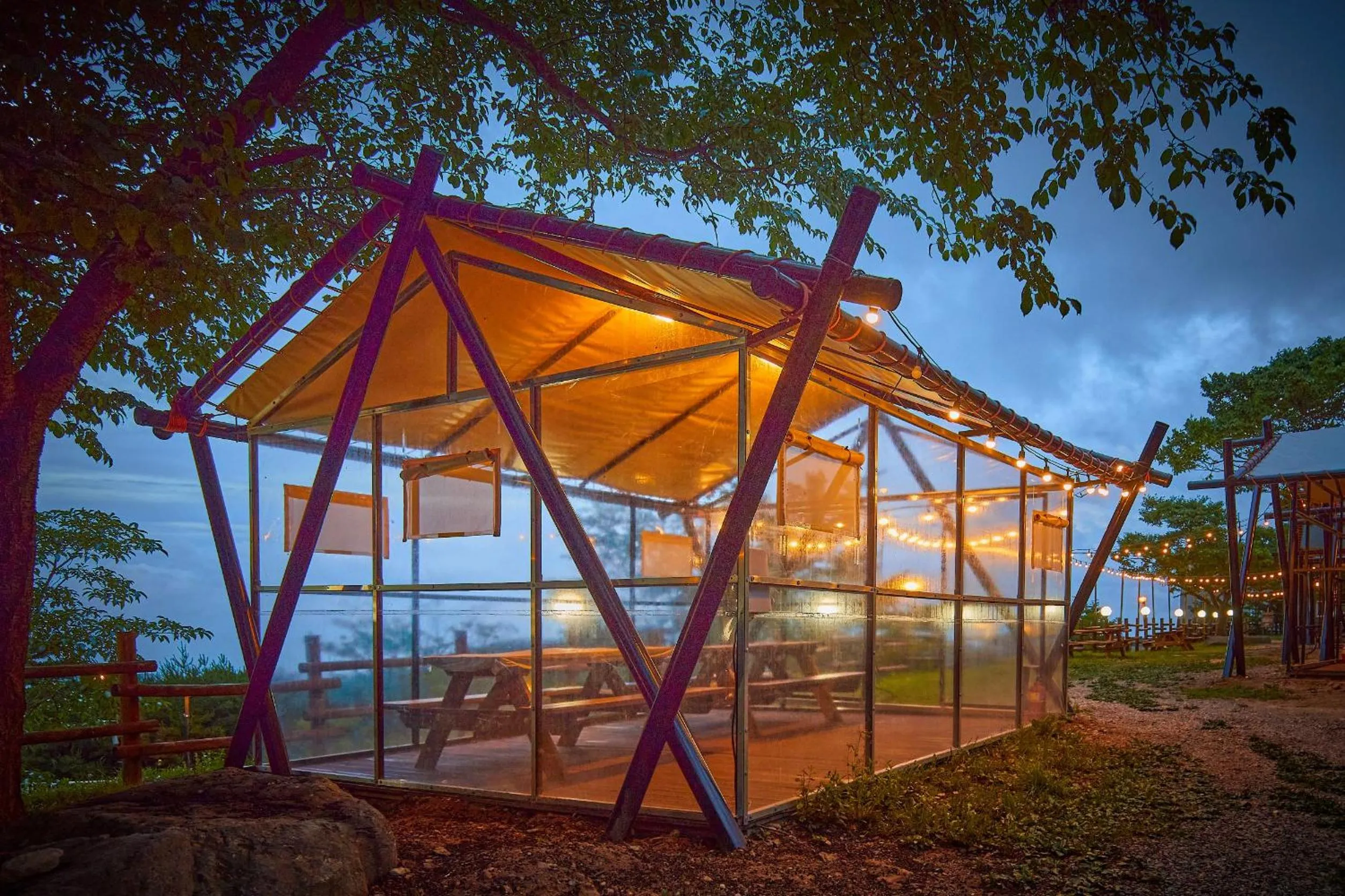 BBQ facilities in Gyeongju Mauna Ocean Resort