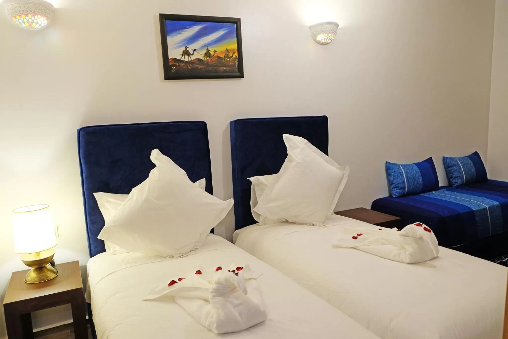 Bedroom, Bed in Riad ZANOUBA