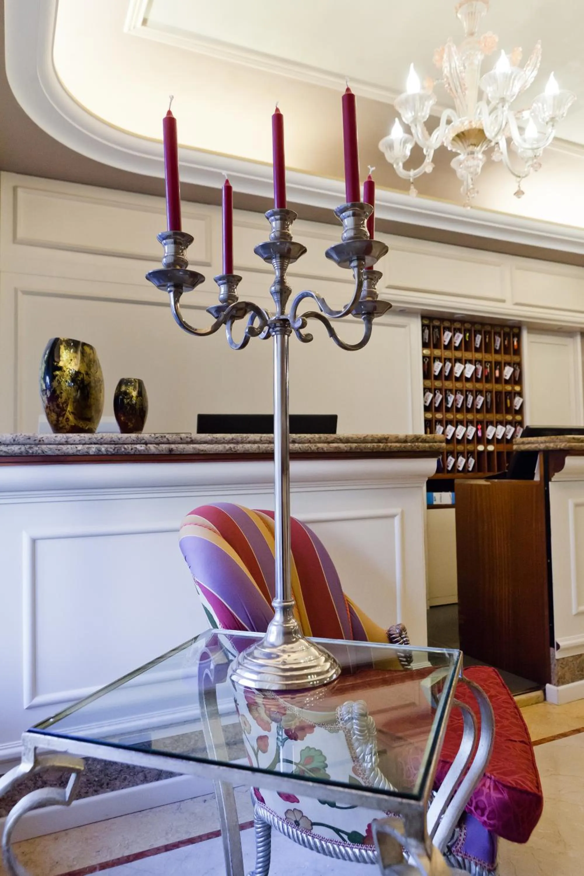 Lobby or reception in Hotel Ducale