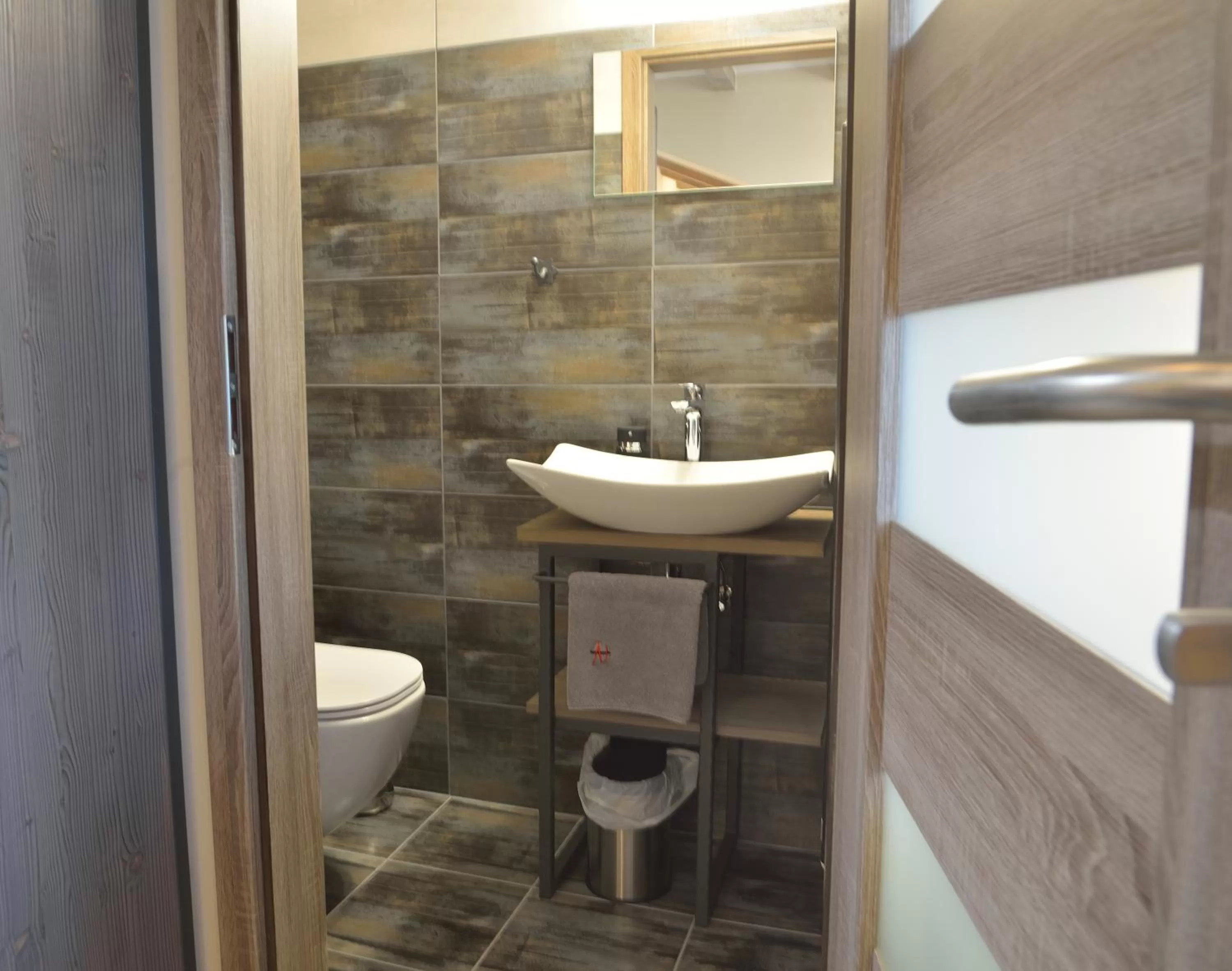 Bathroom in Hotel and restaurant Via Ironia