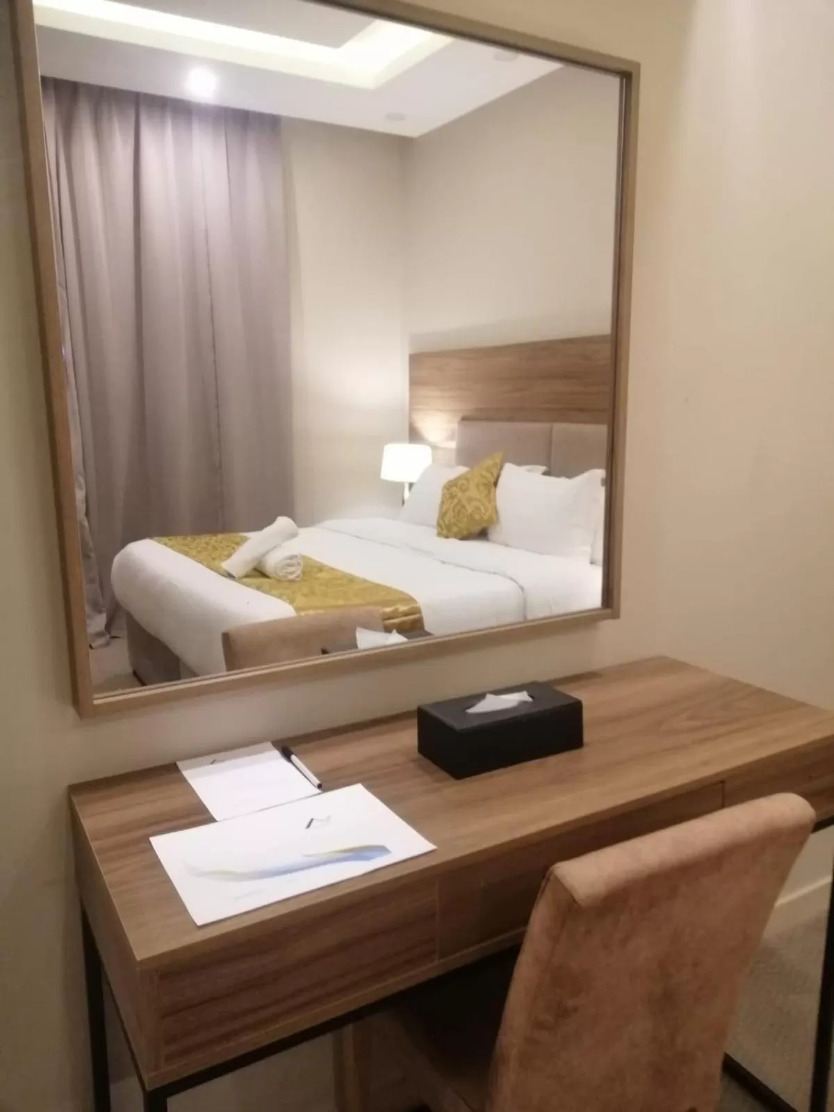 Bed in Vital House Apartments