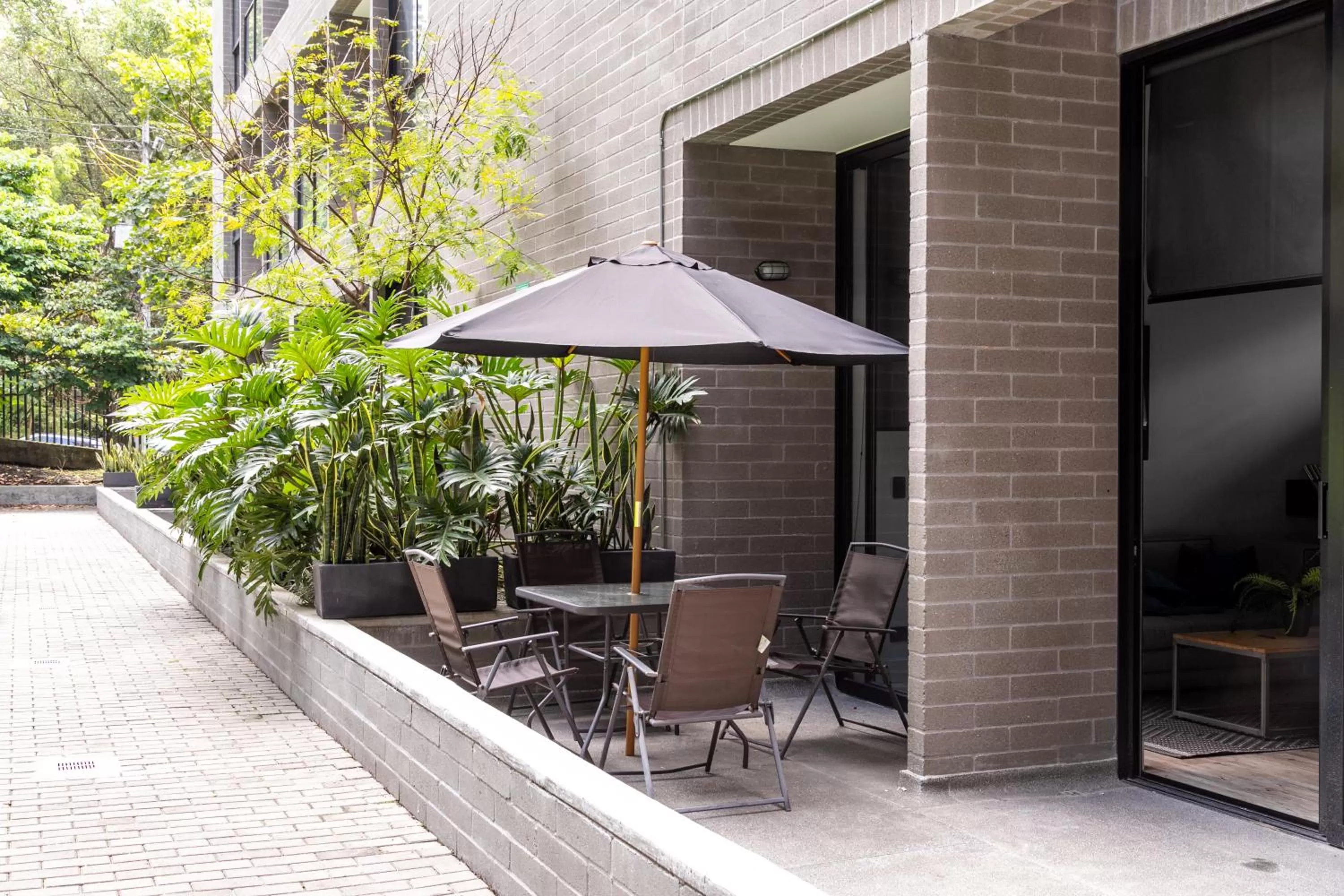 Patio in Loma Verde Aparthotel
