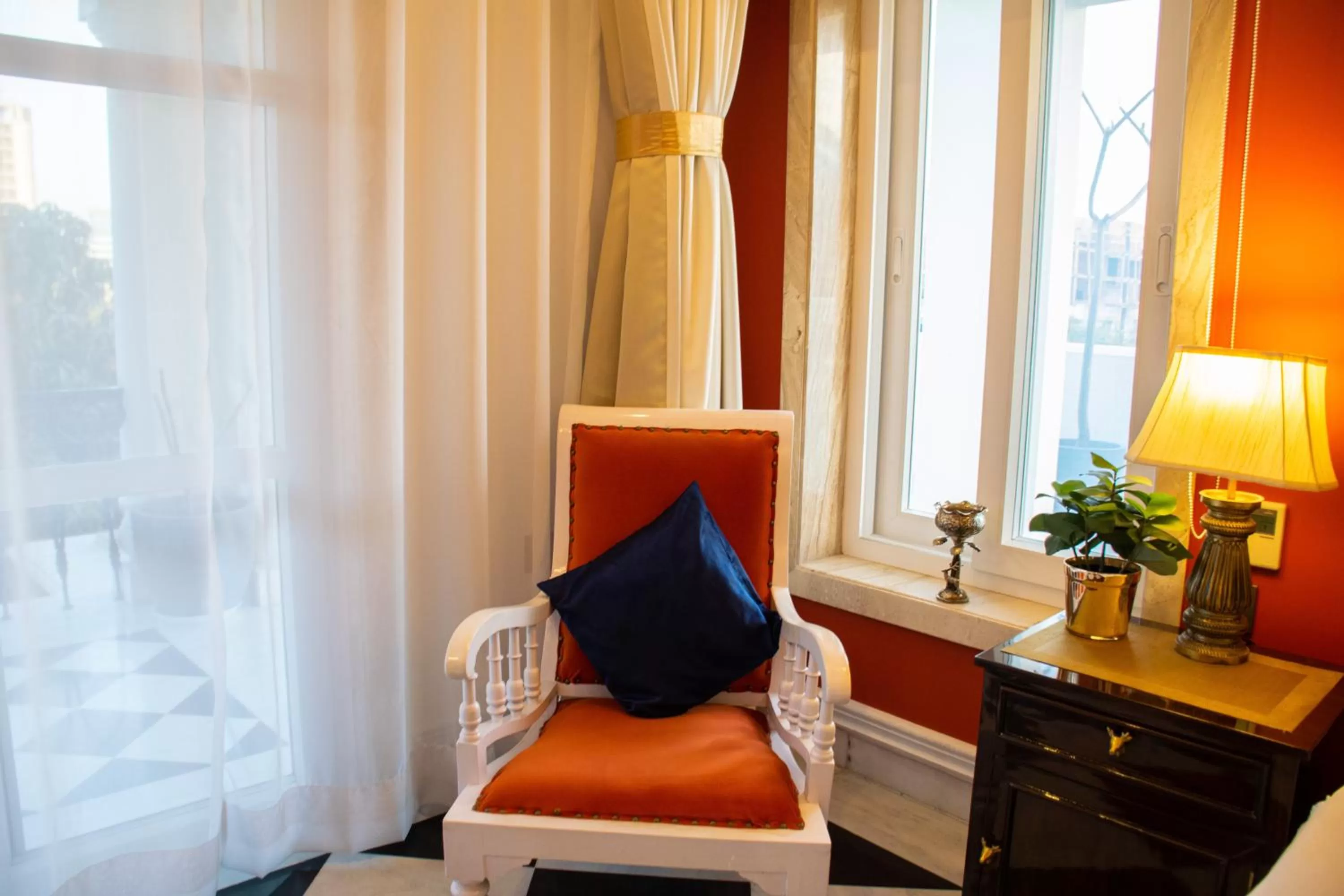 Seating area in Dileep Kothi - A Royal Boutique Luxury Suites in Jaipur