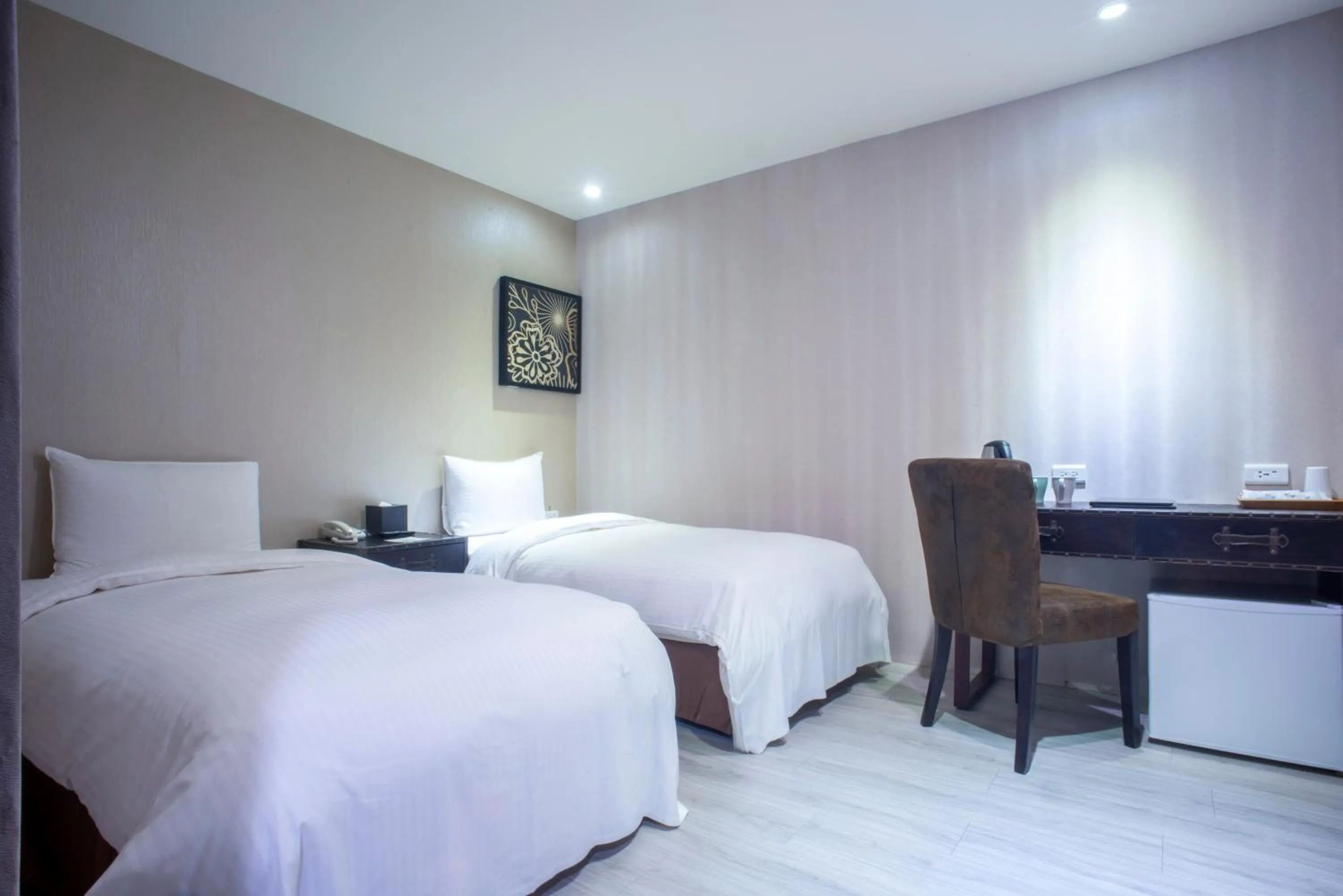 Bedroom, Bed in XinsheHotel - Chungli