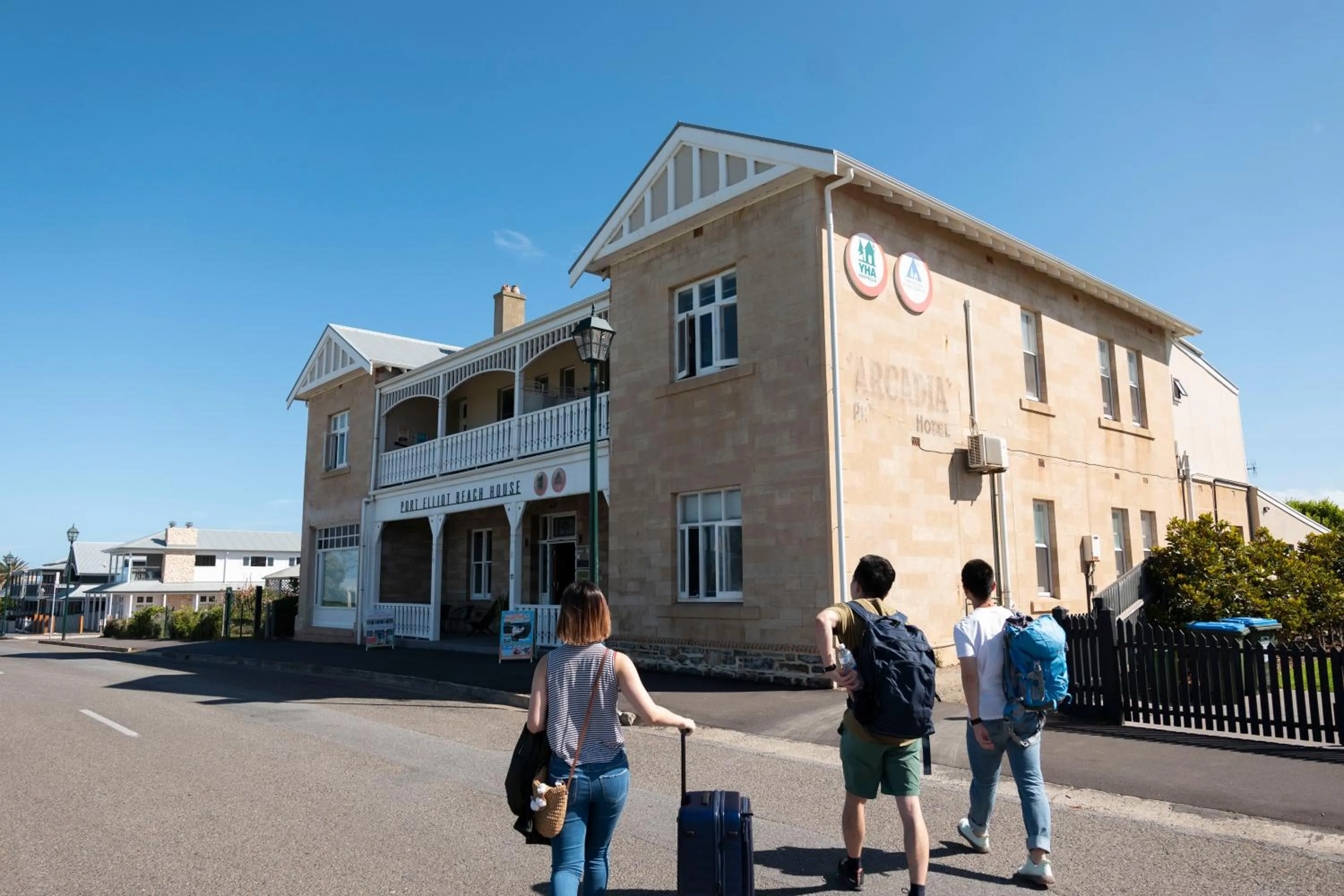 Property building in YHA Port Elliot Beach House