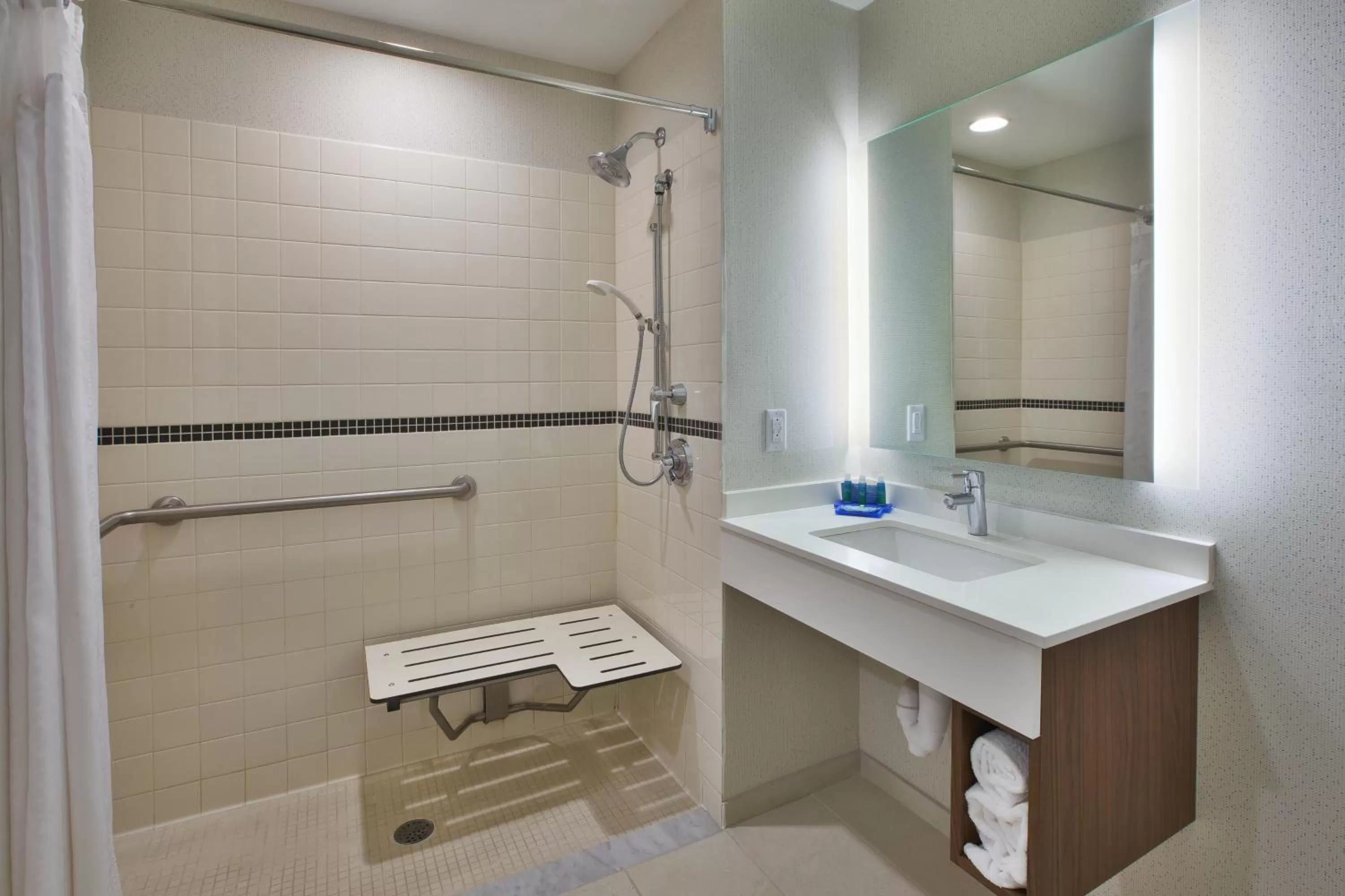 Bathroom in Holiday Inn Express Rochester-Victor by IHG