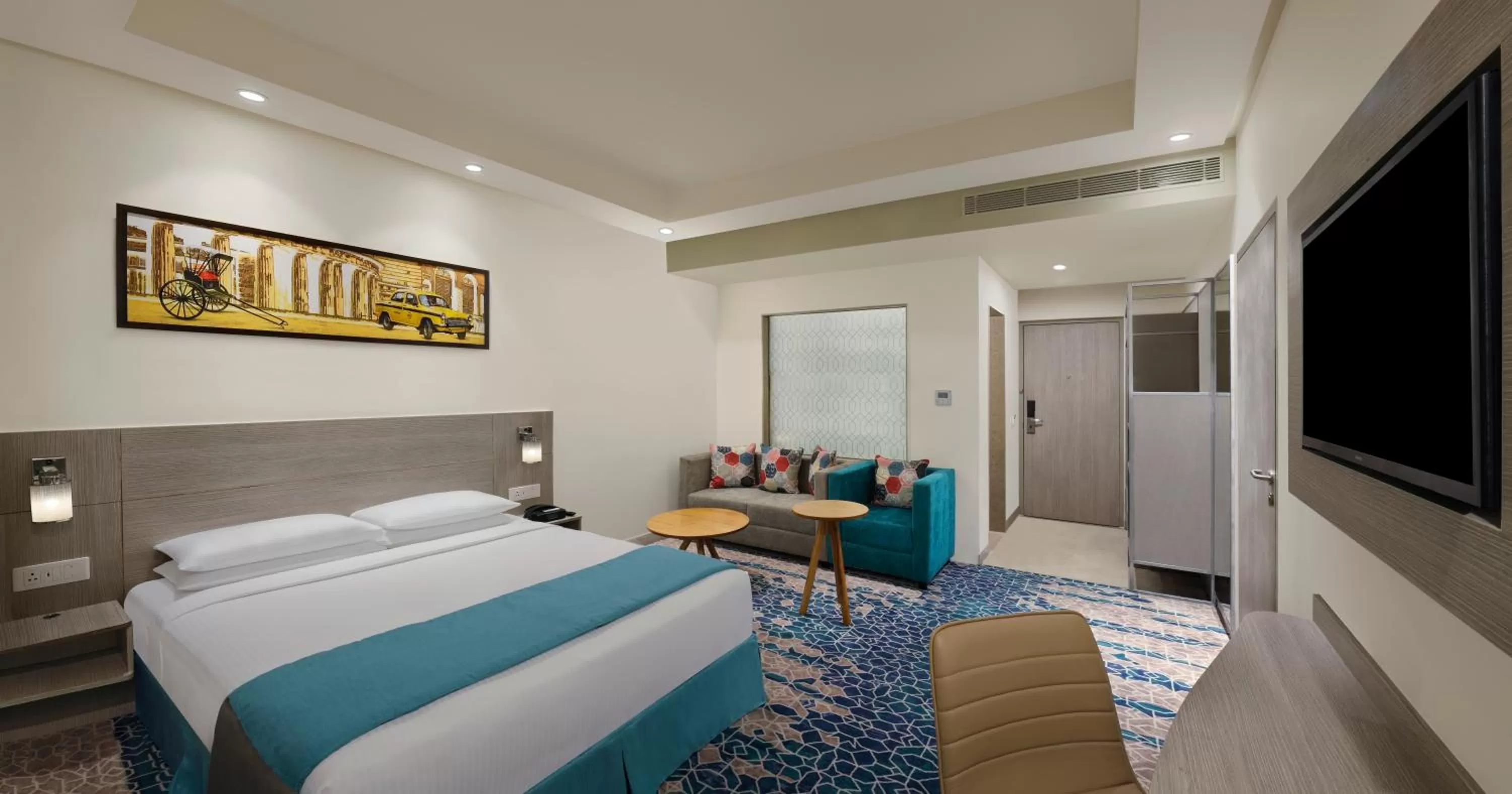 Bedroom, Bed in Holiday Inn Express Kolkata Airport by IHG