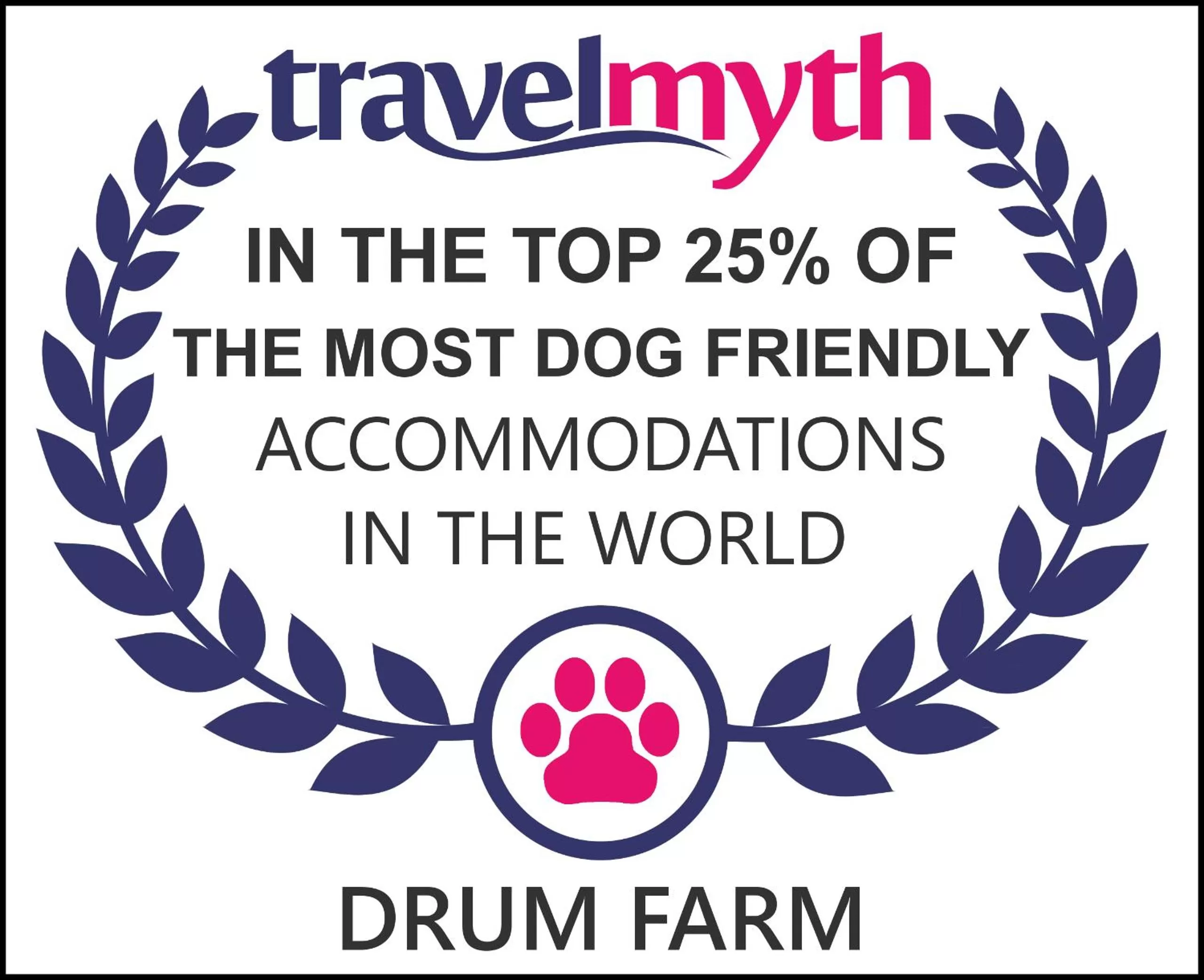 Certificate/Award in B&B Drum Farm