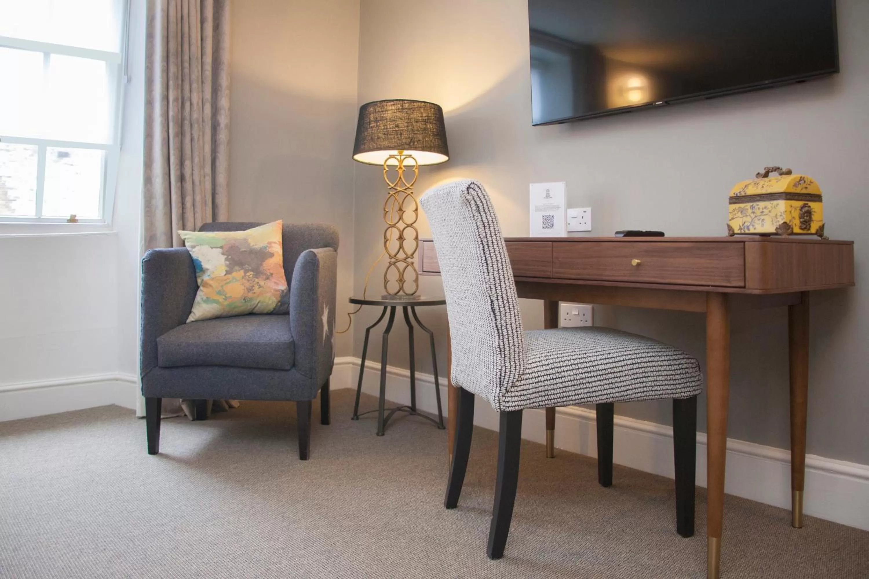 Decorative detail, Seating Area in The King's Arms