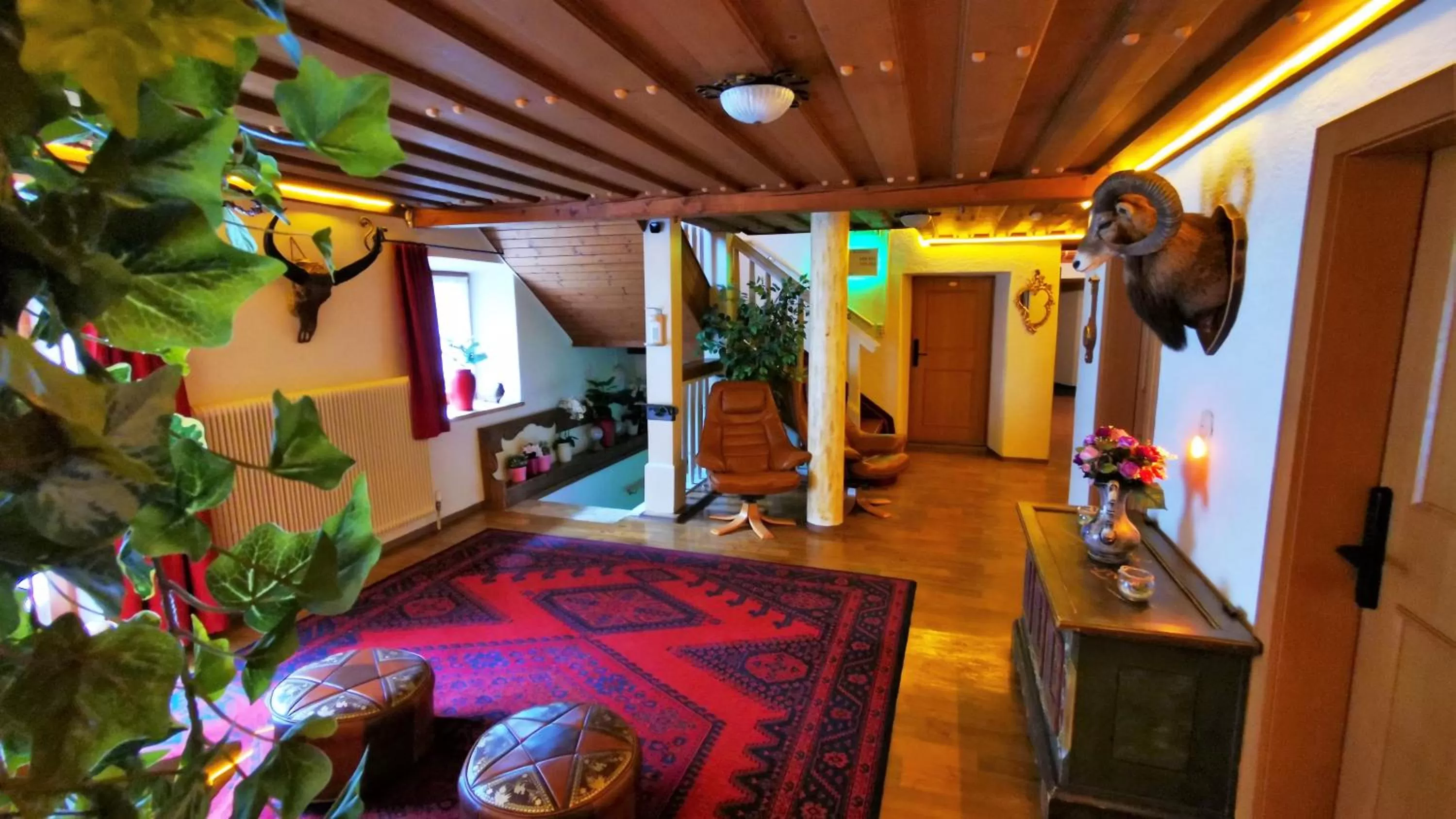 Seating area in Gasthof Geronimo