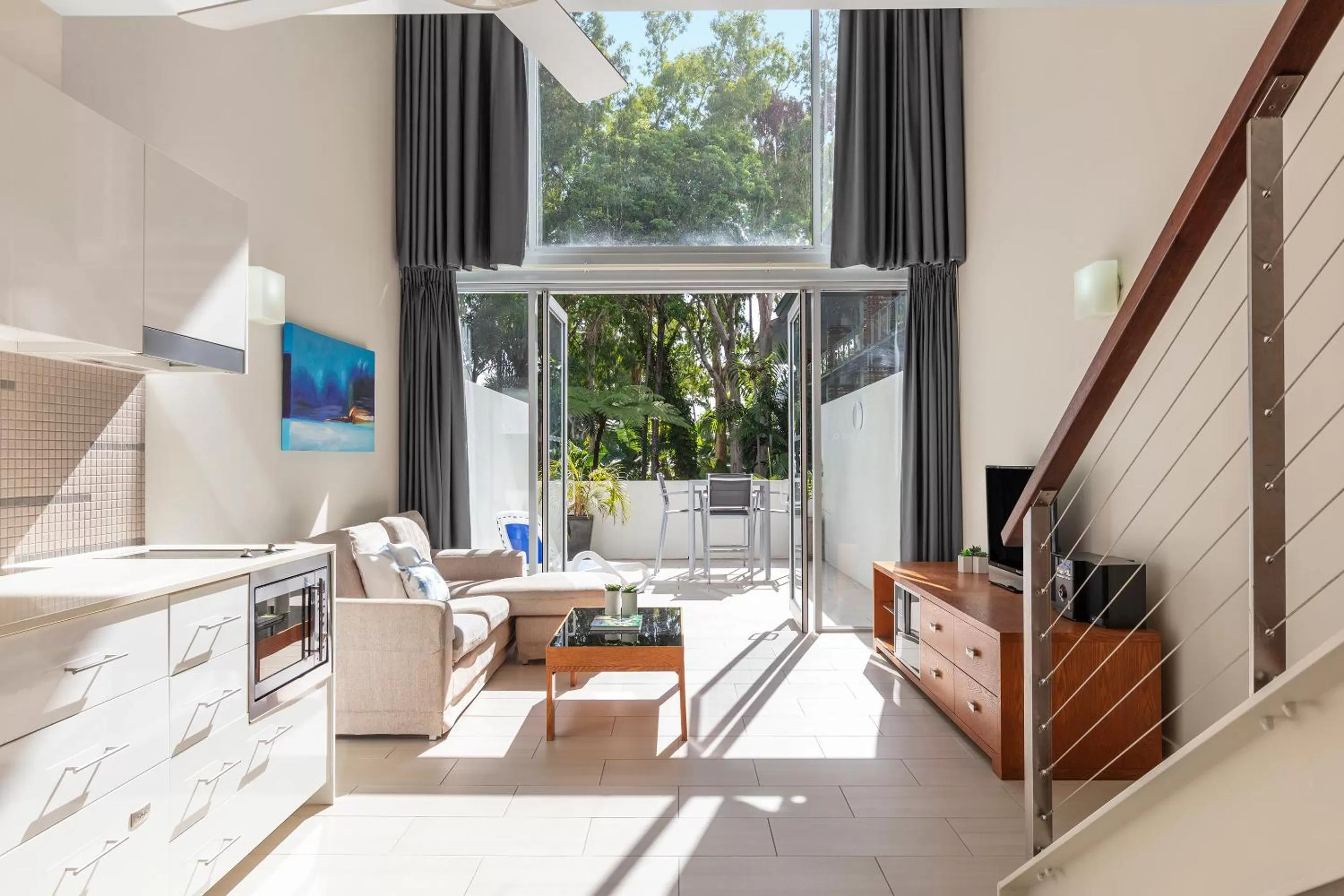 Living room in Drift Palm Cove