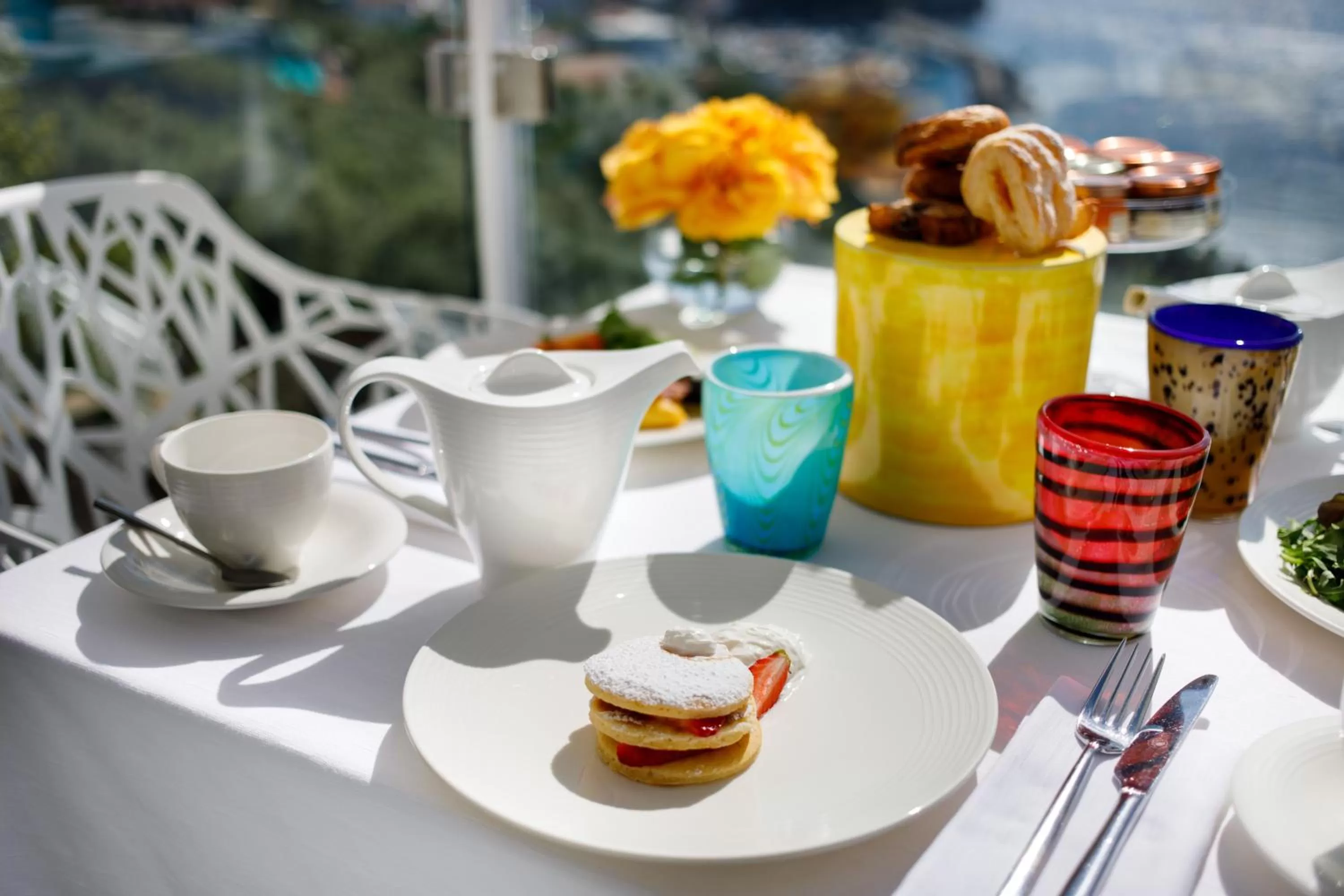 Food in Villa Fiorella Art Hotel