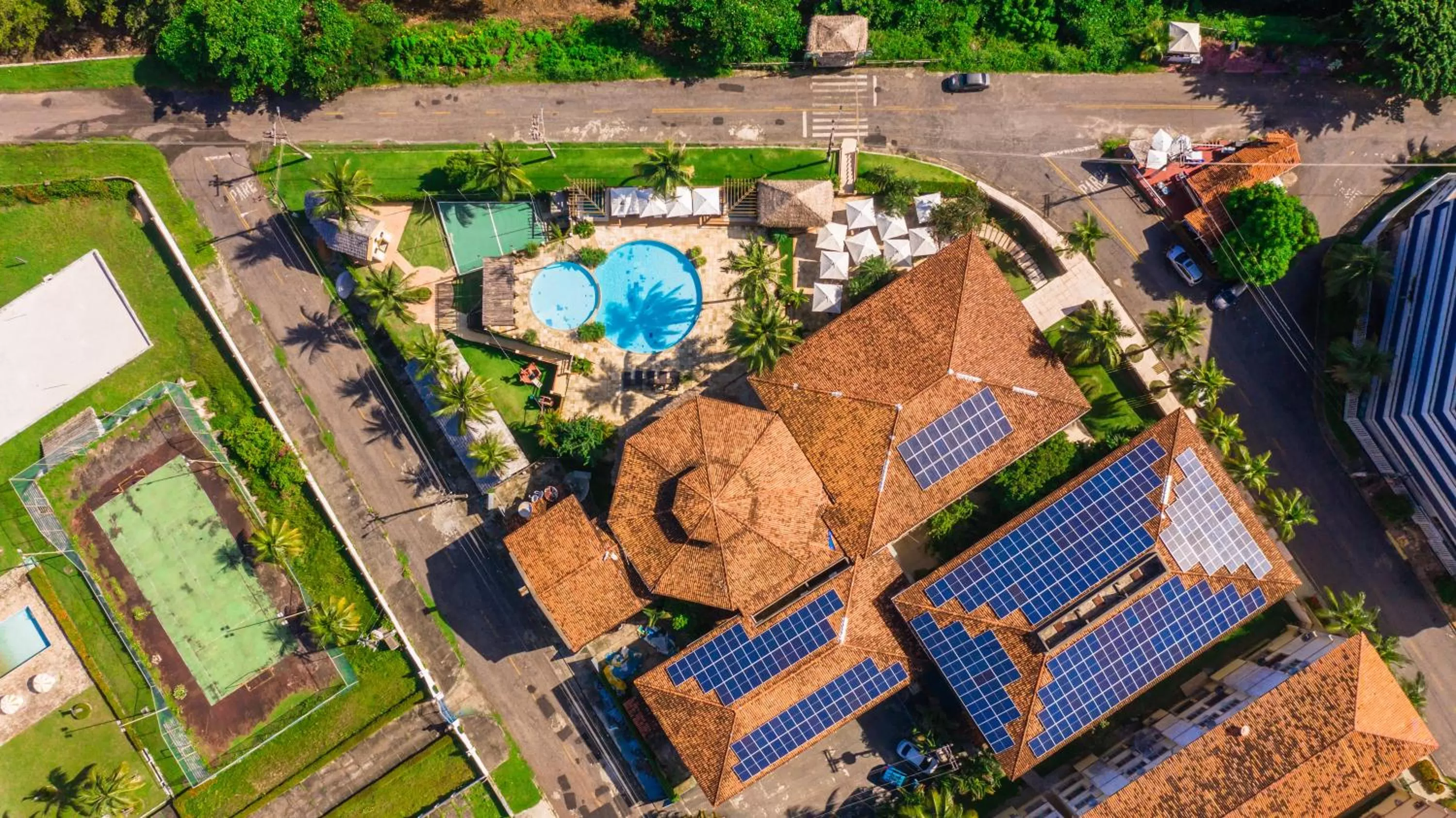 Bird's-eye View in Hotel Solar