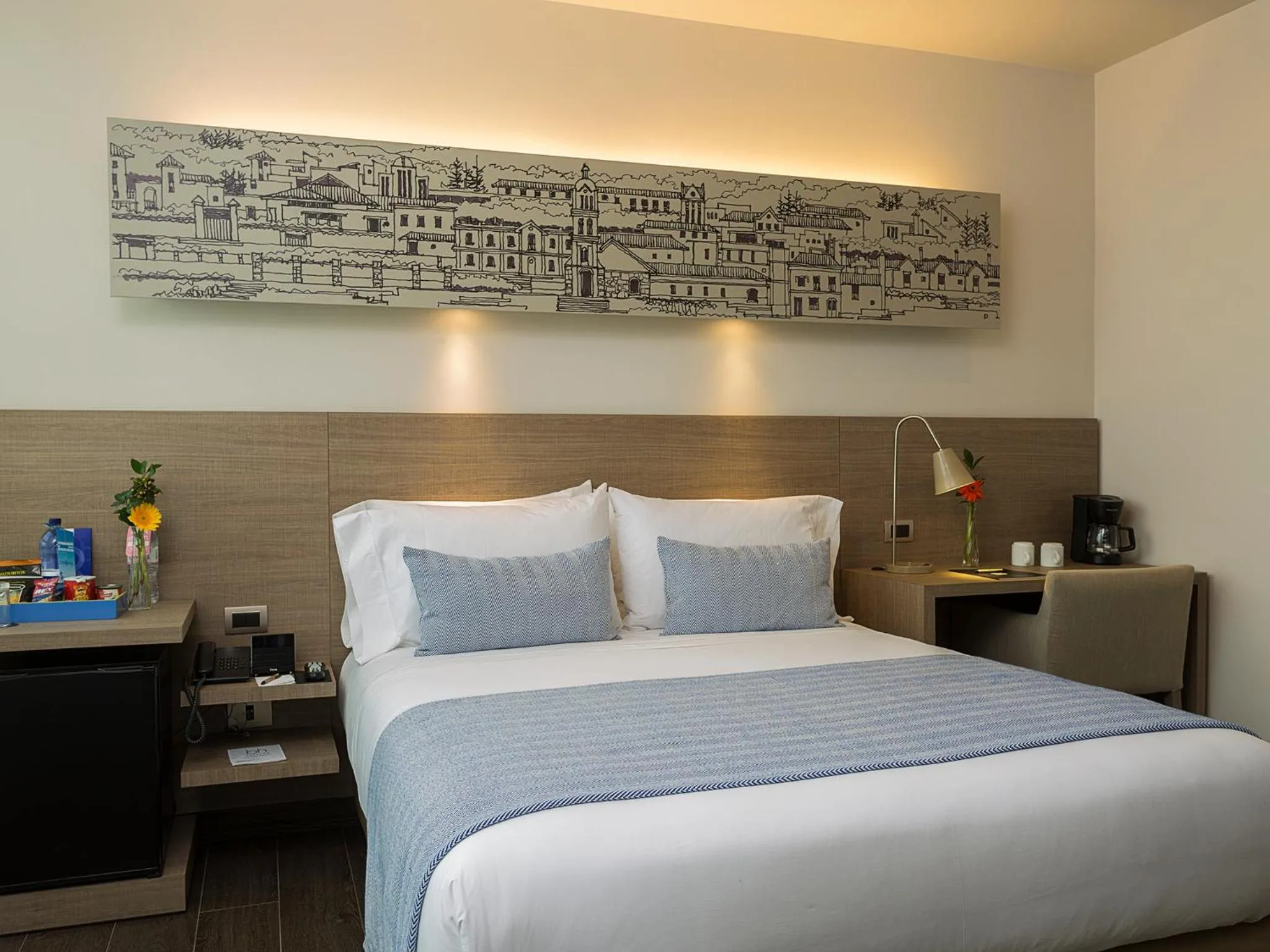 Decorative detail, Bed in Hotel bh Usaquén