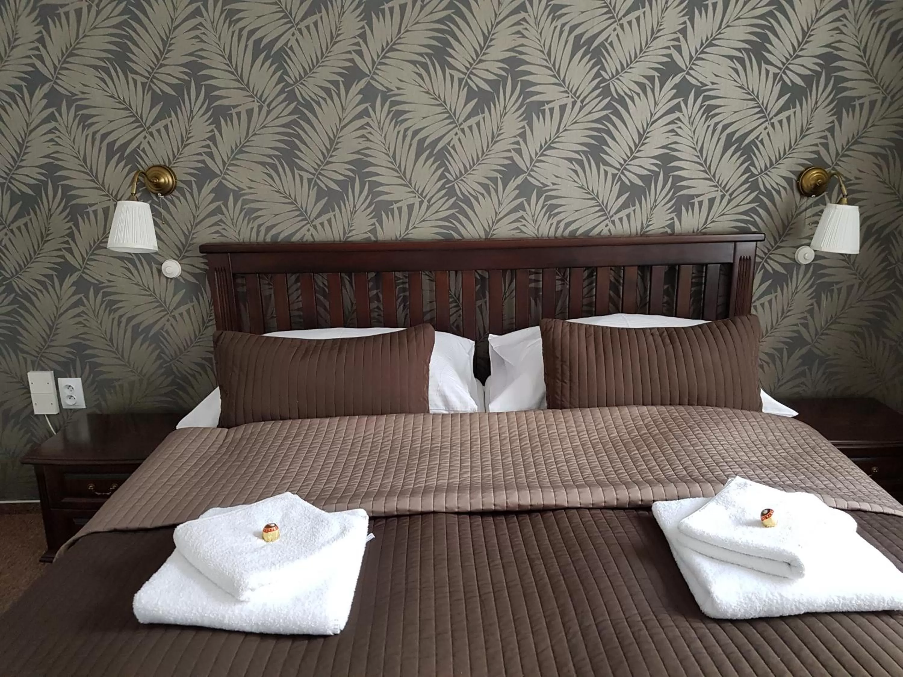 Bed in Hotel Amadeus