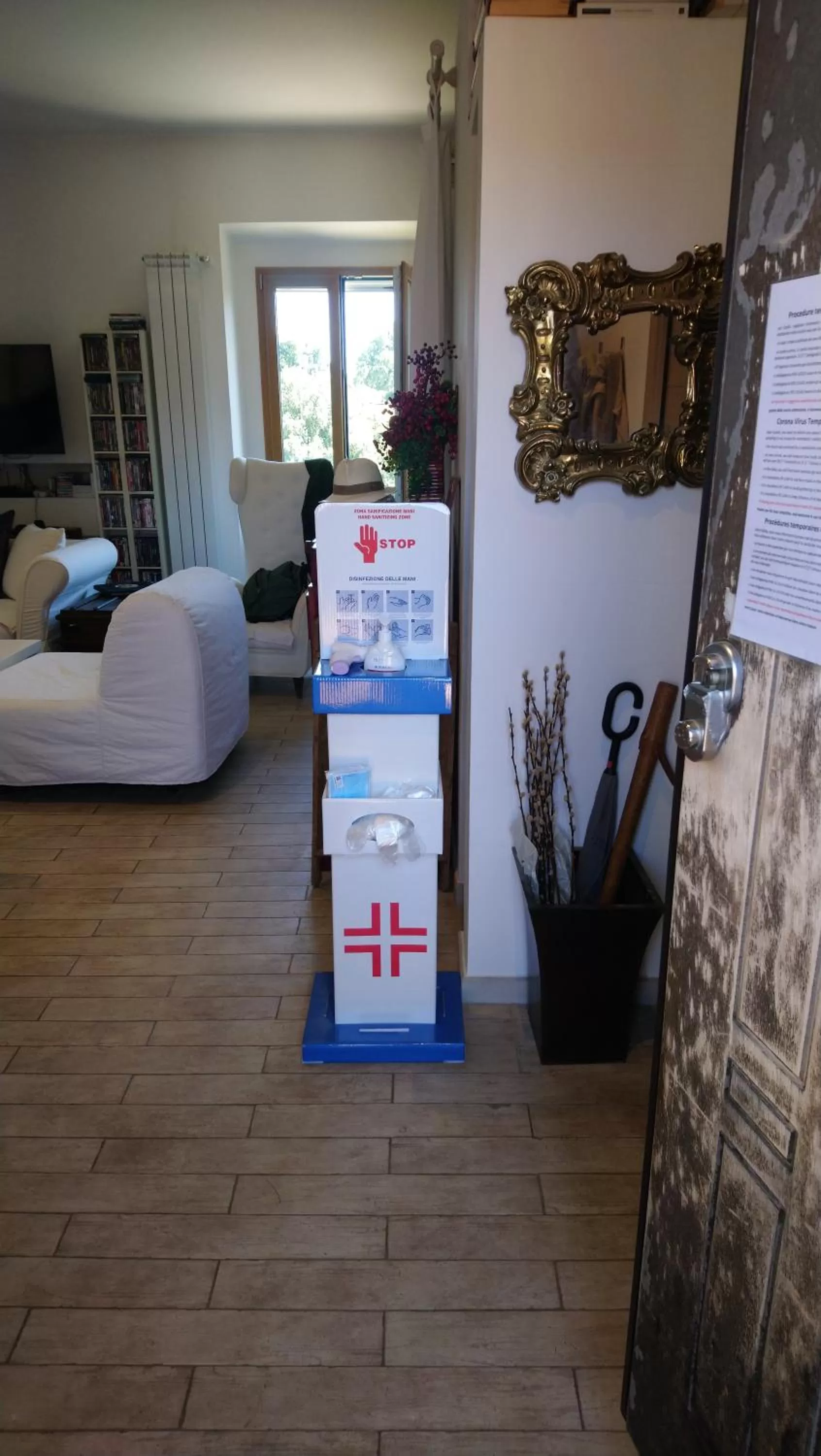 Lobby or reception in Nerone's - Sutri Bed & Dinner