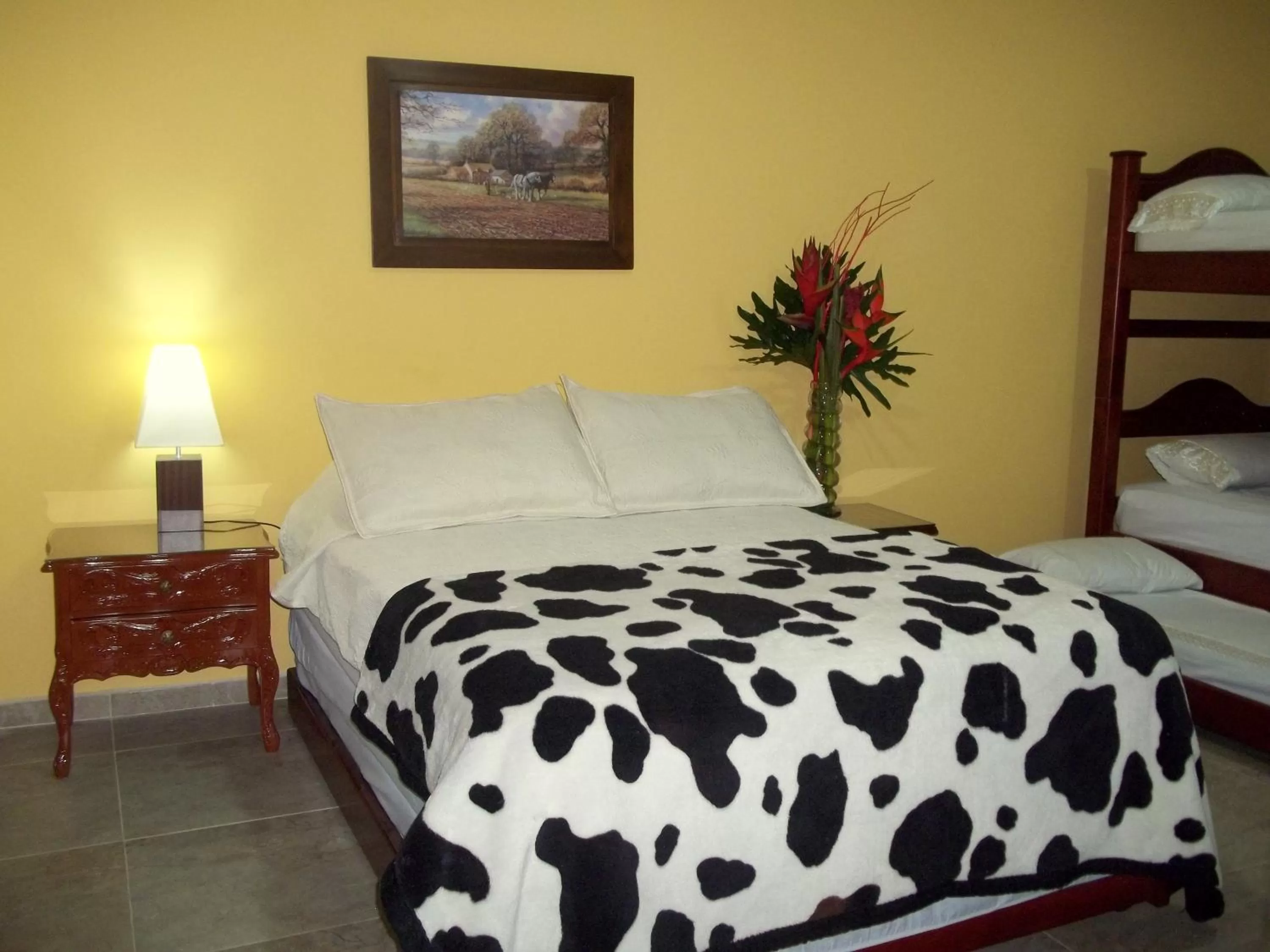 Bed in Cabañas Las Bifloras