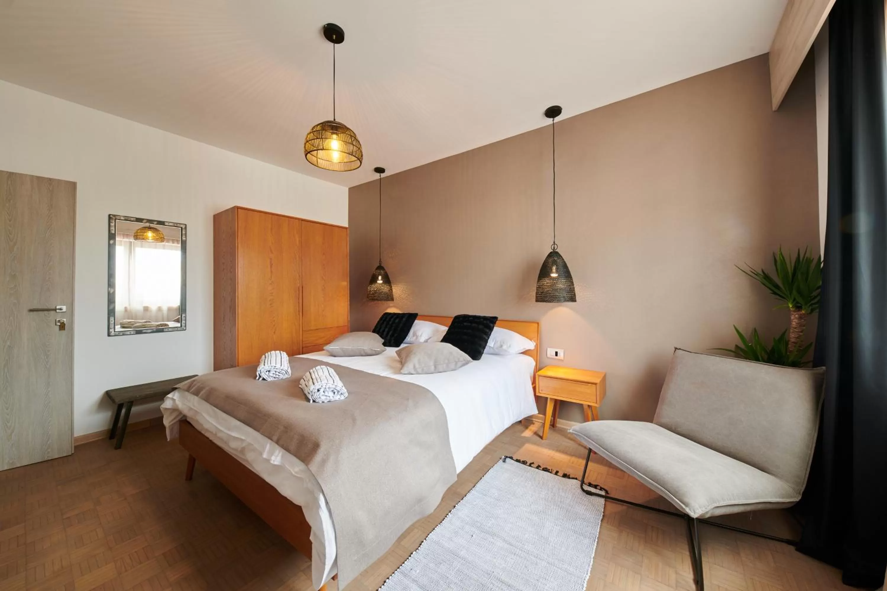 Bed in Boutique Rooms Luna