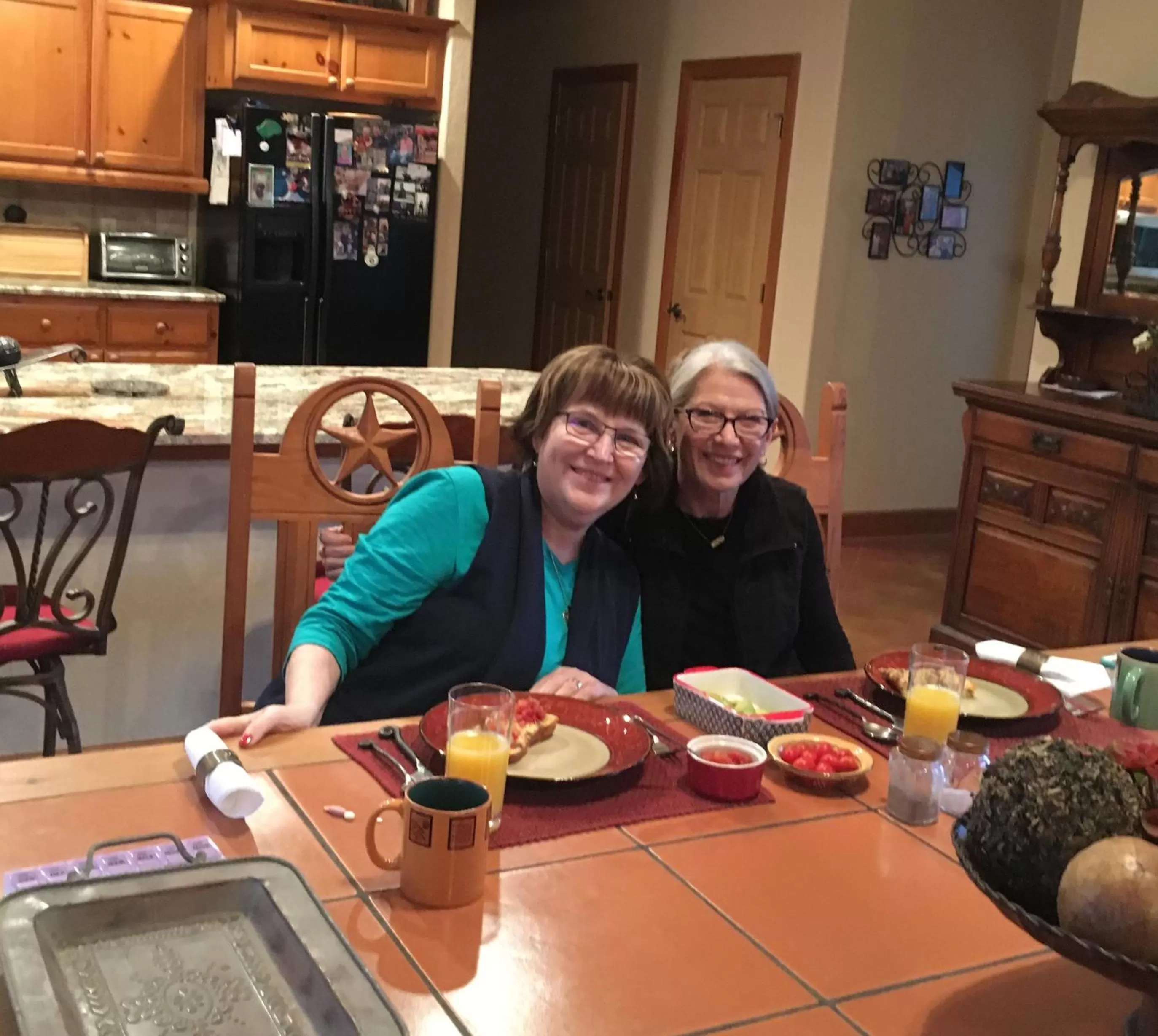 American breakfast in Casa del Rio Bed and Breakfast