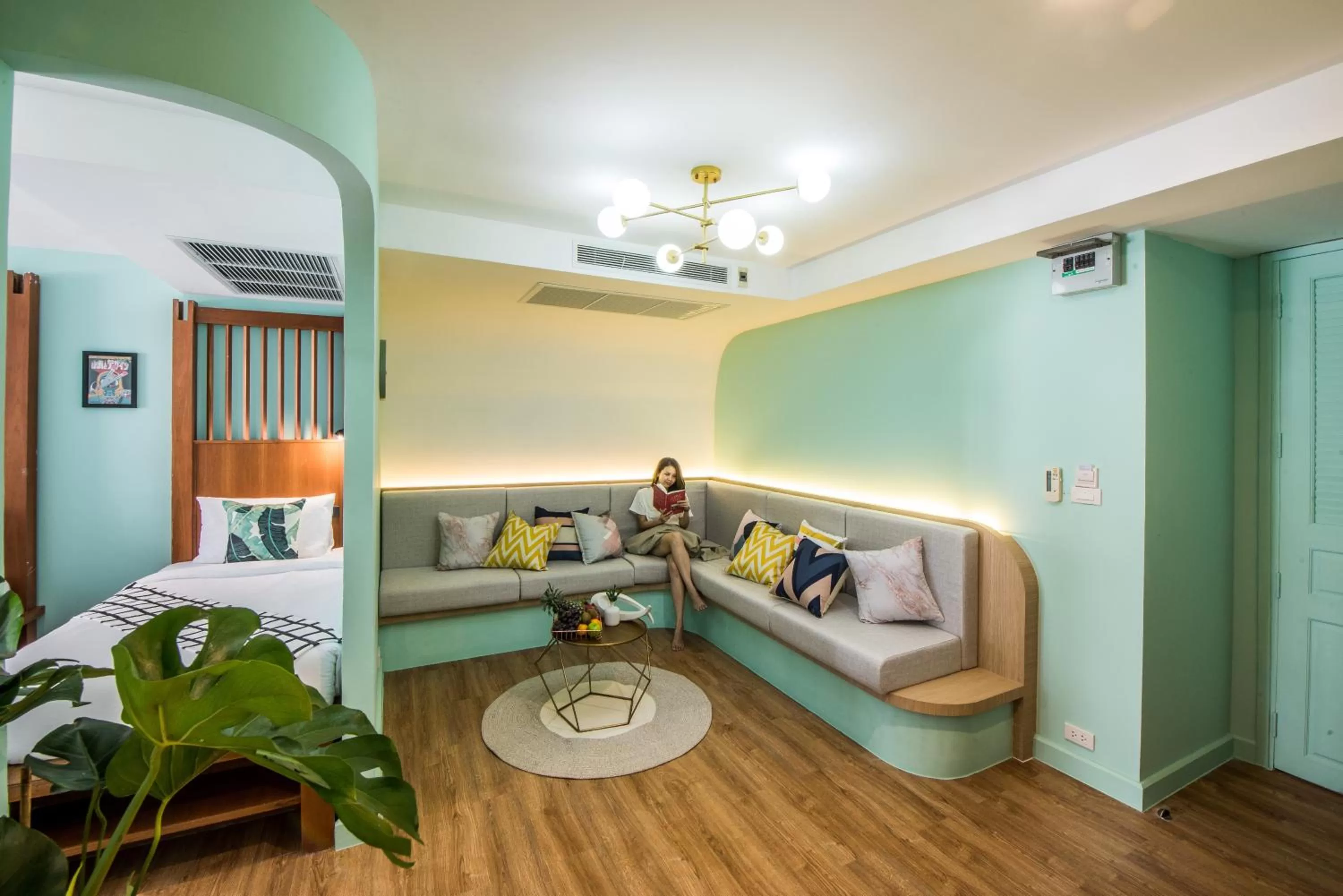 Living room in Nimit Boutique Hotel