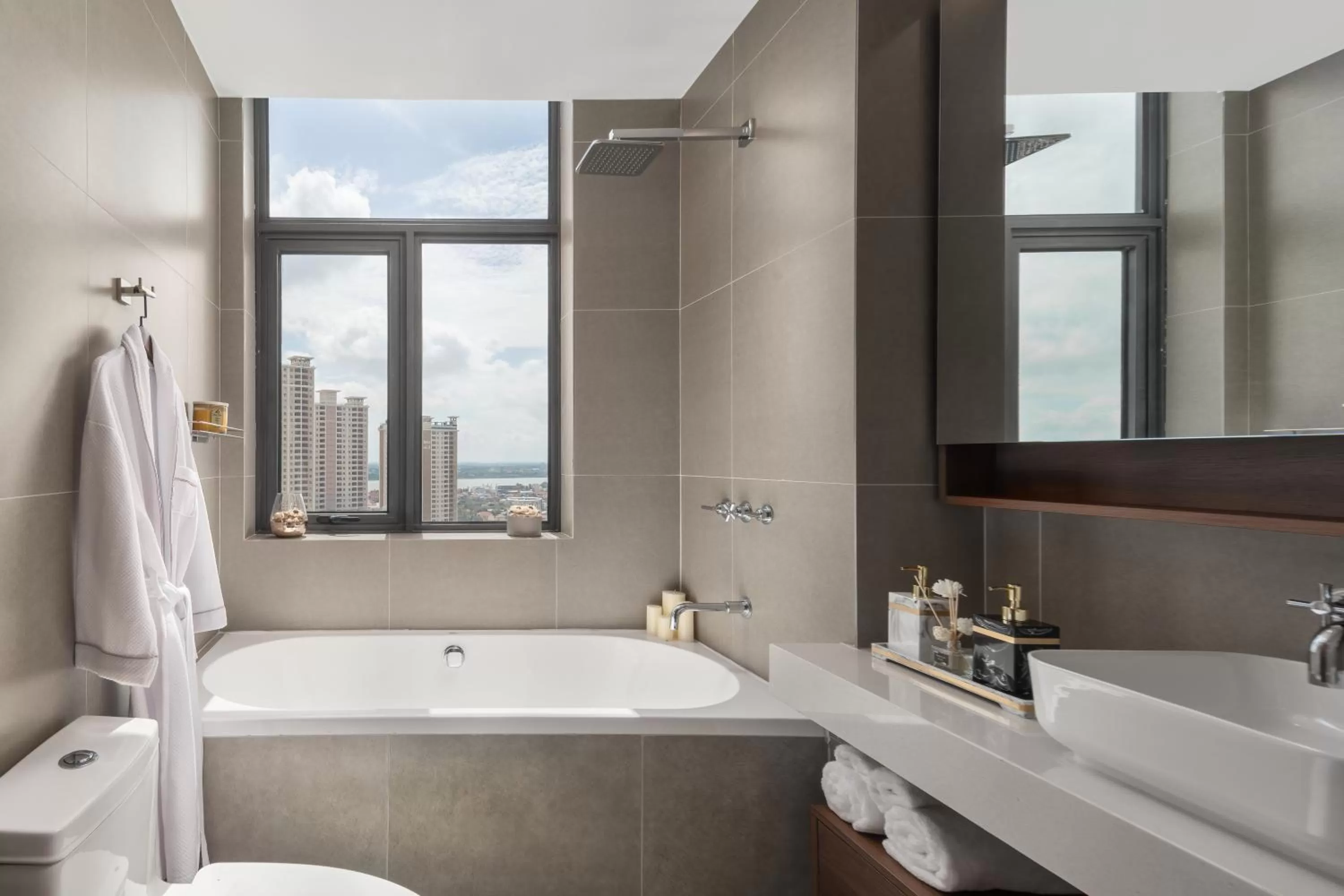 Bathroom in The Peninsula Phnom Penh