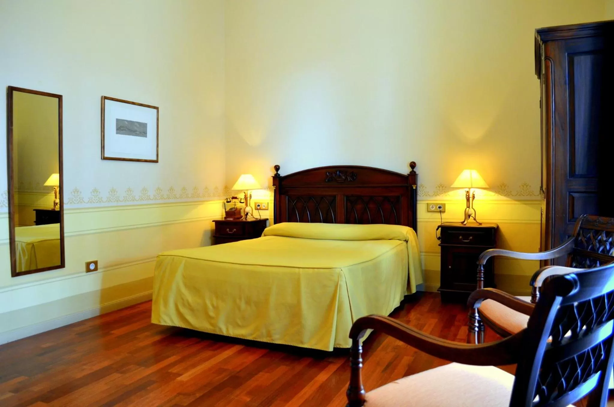 Bed in Hotel Mirador de Llerena