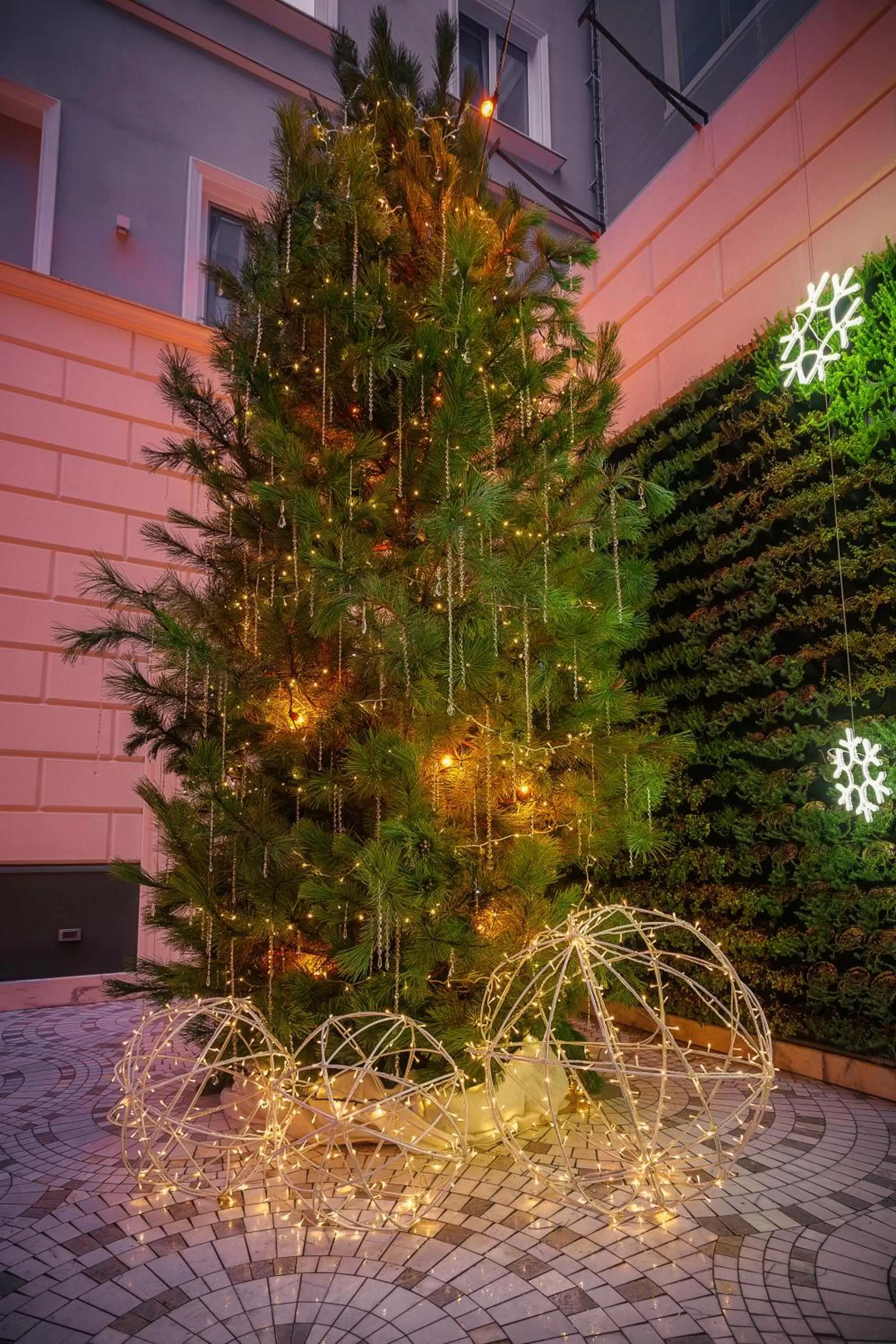 Inner courtyard view in Radisson Hotel City Centre Odesa