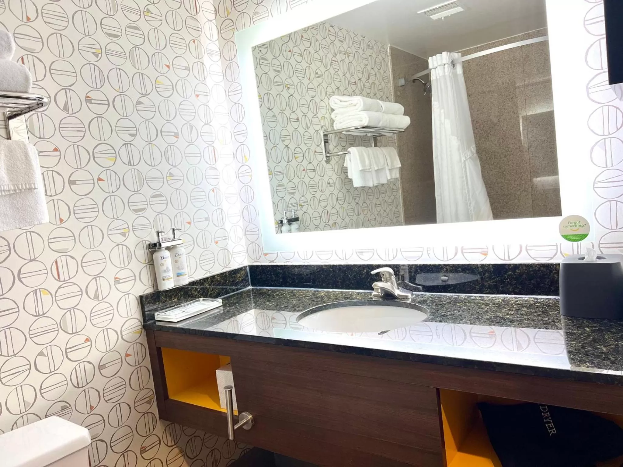 Bathroom in Holiday Inn Toledo - Maumee I-80/90 by IHG