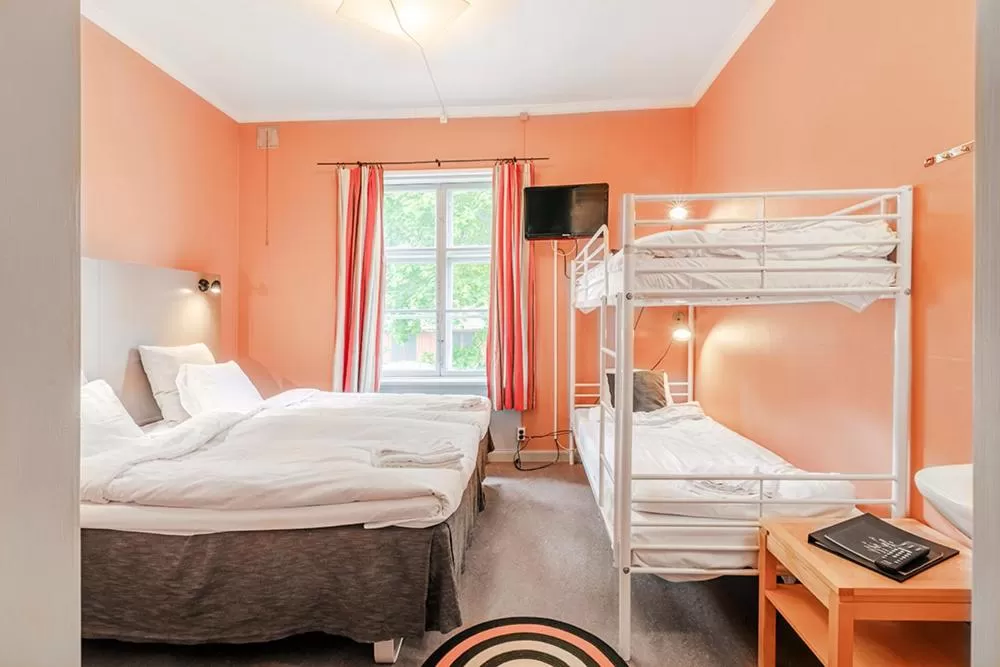 Bed in Gripsholms BnB