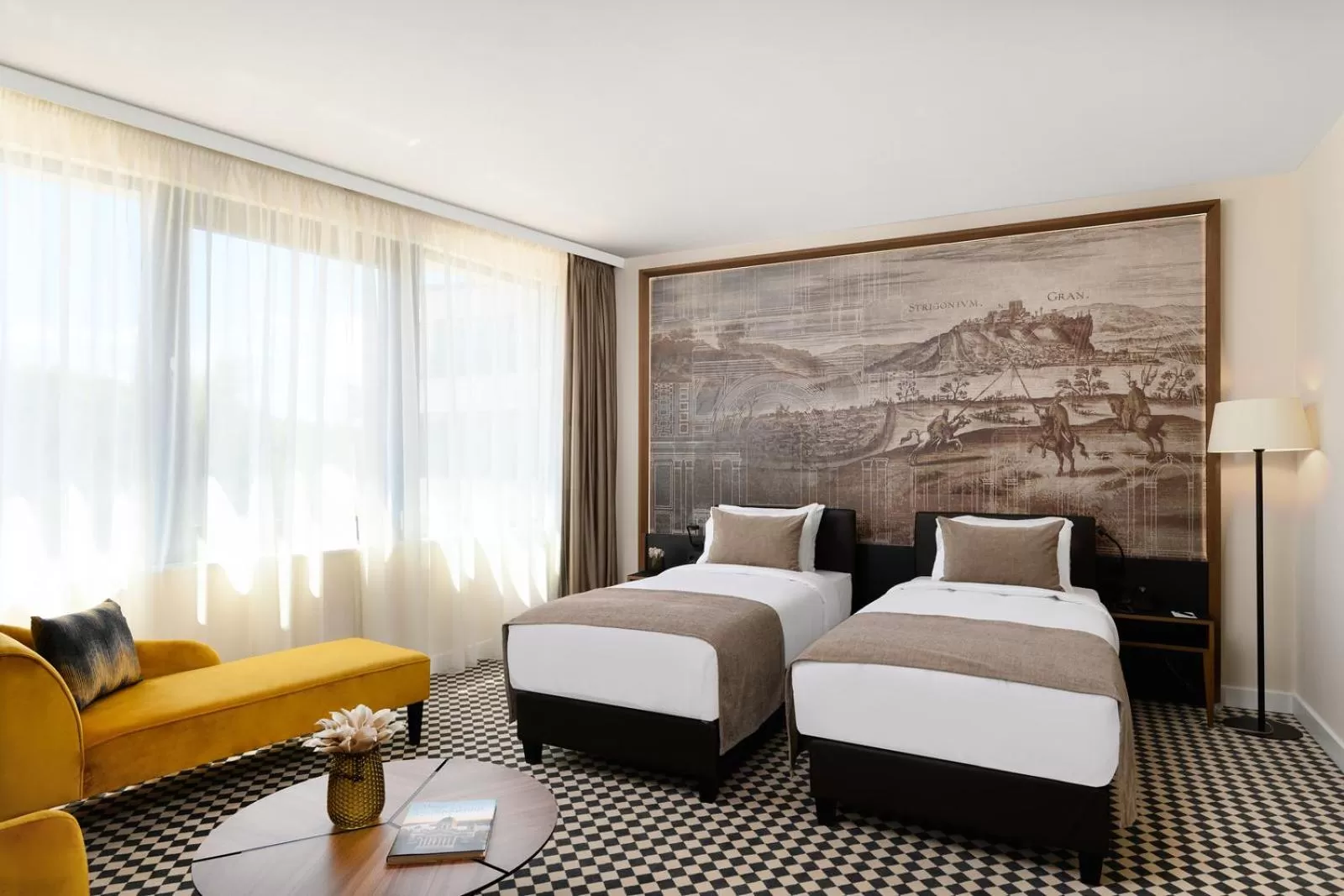 Photo of the whole room, Bed in Grand Hotel Esztergom