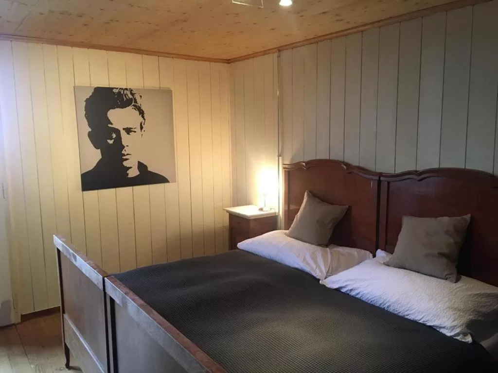 Photo of the whole room, Bed in B&B Bären