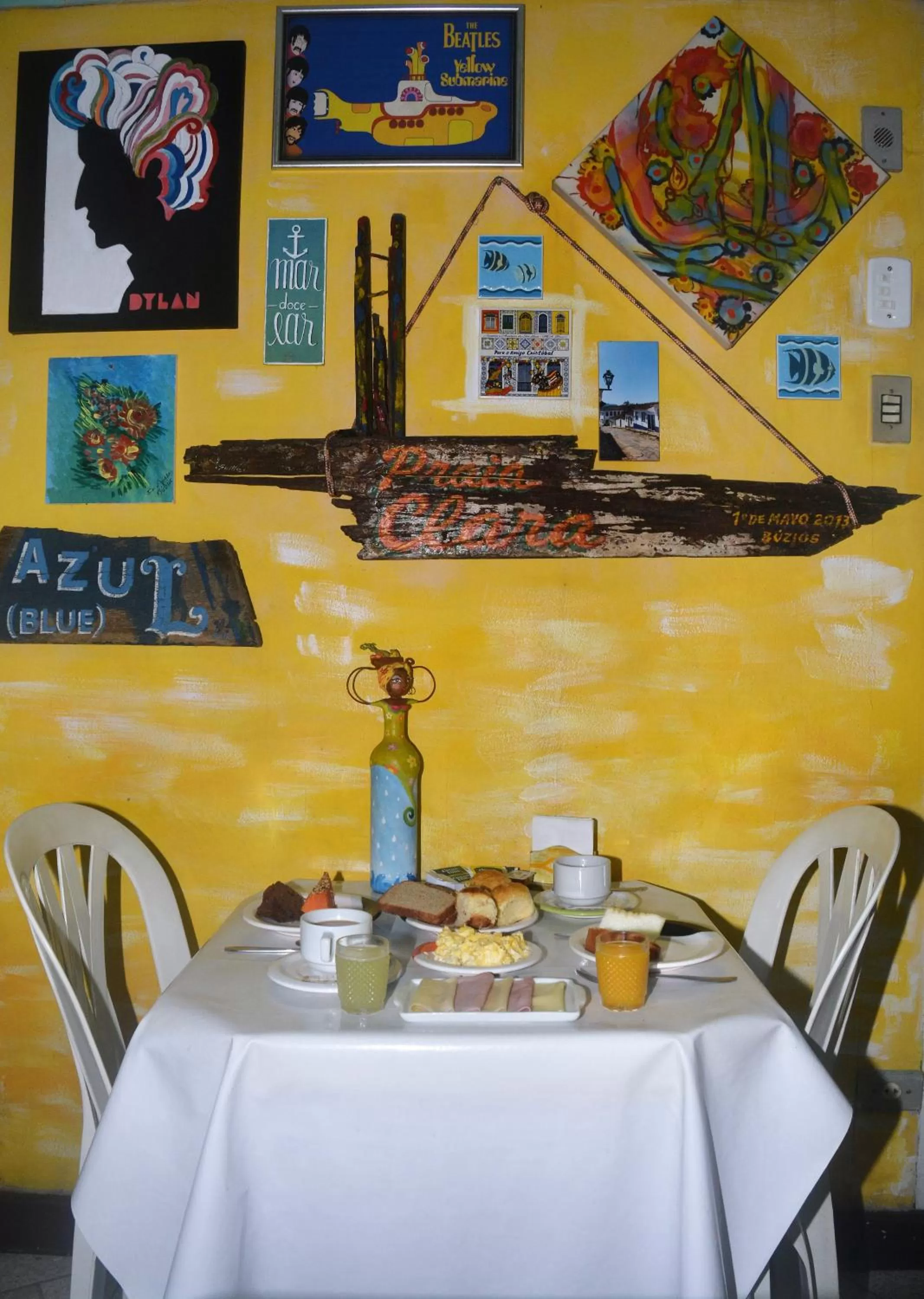 Breakfast, Restaurant/Places to Eat in Pousada Mare Blue