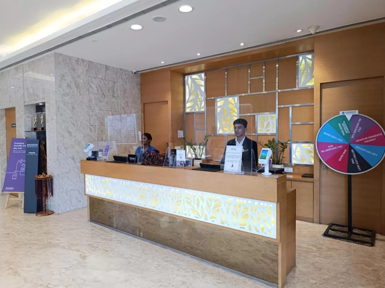 Lobby or reception in Radisson Udaipur